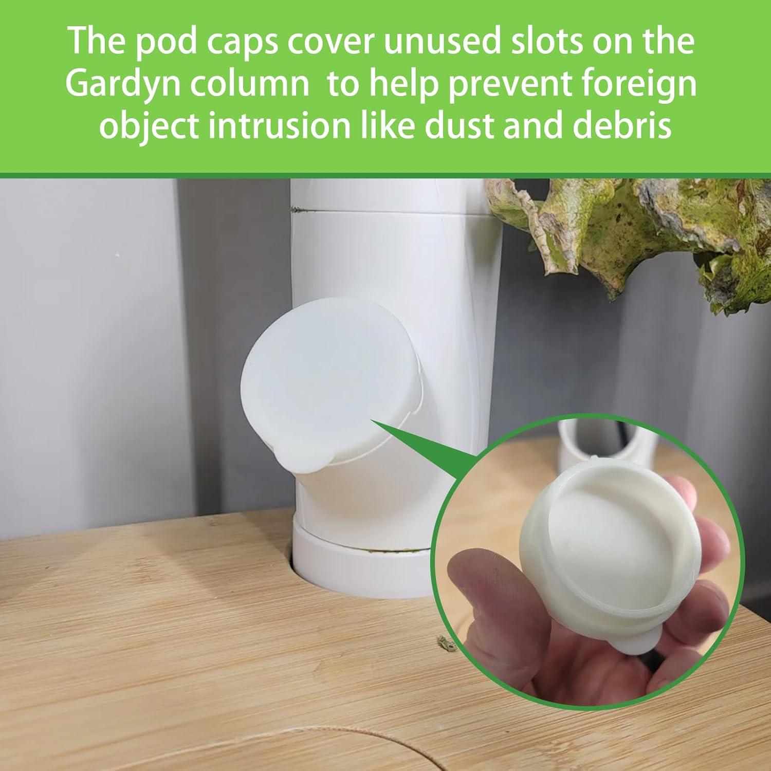 10 Tapas de Vaso Blancas para Gardyn - Protección Hidropónica