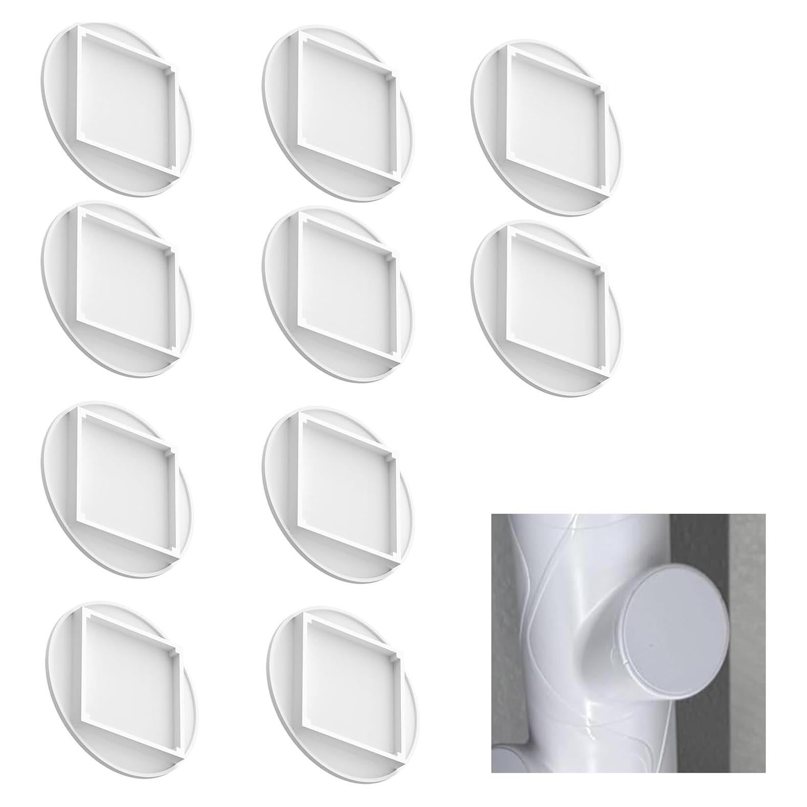 10 Tapas de Vaso Blancas para yPods Gardyn - Protección Doble