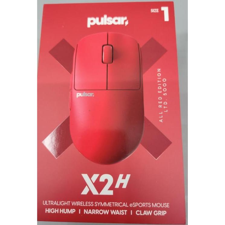 Ratón Gaming Inalámbrico Pulsar X2H Mini Rojo 26000 DPI