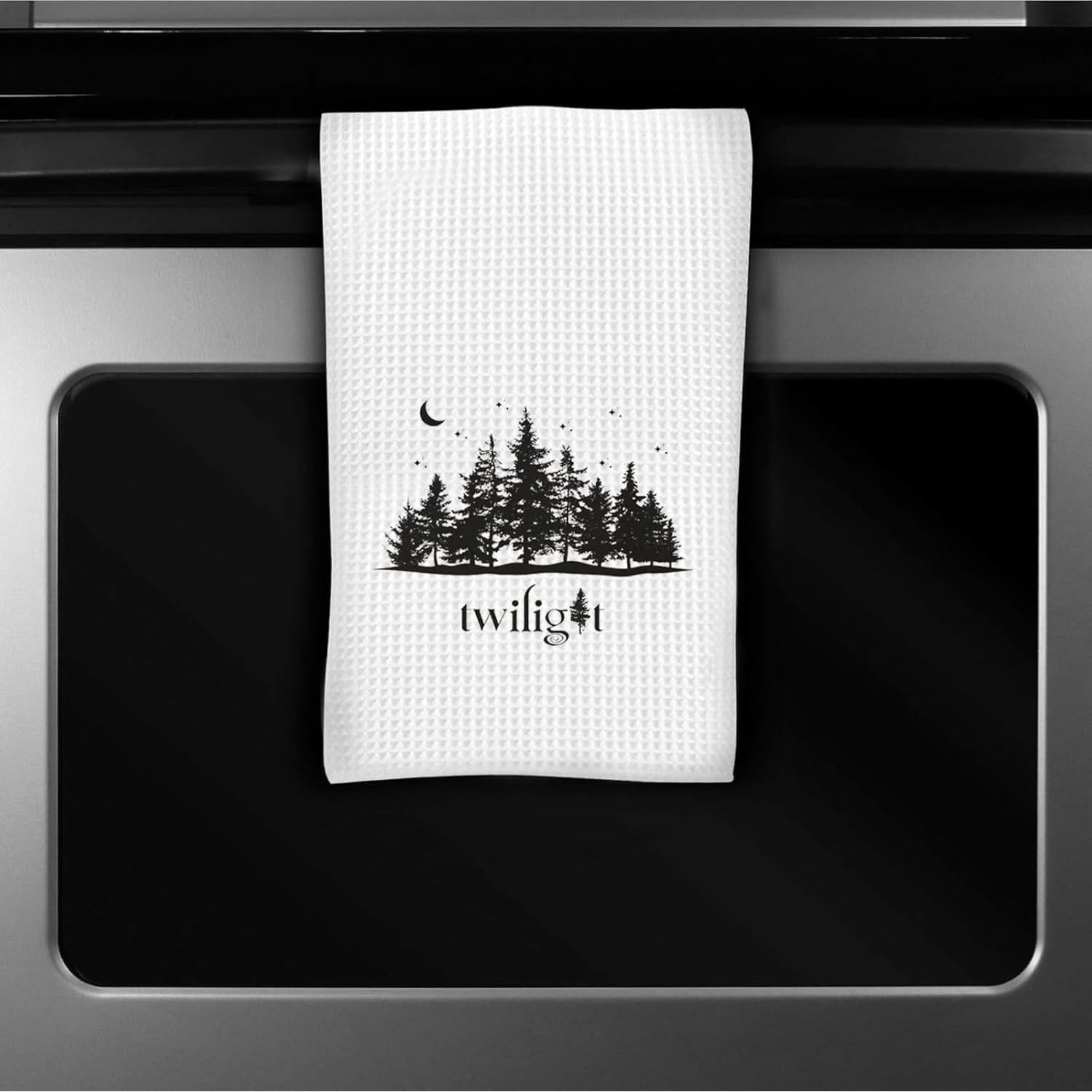 Toalla de Cocina ZJXHPO Crepúsculo 40x60 cm Tejido Waffle