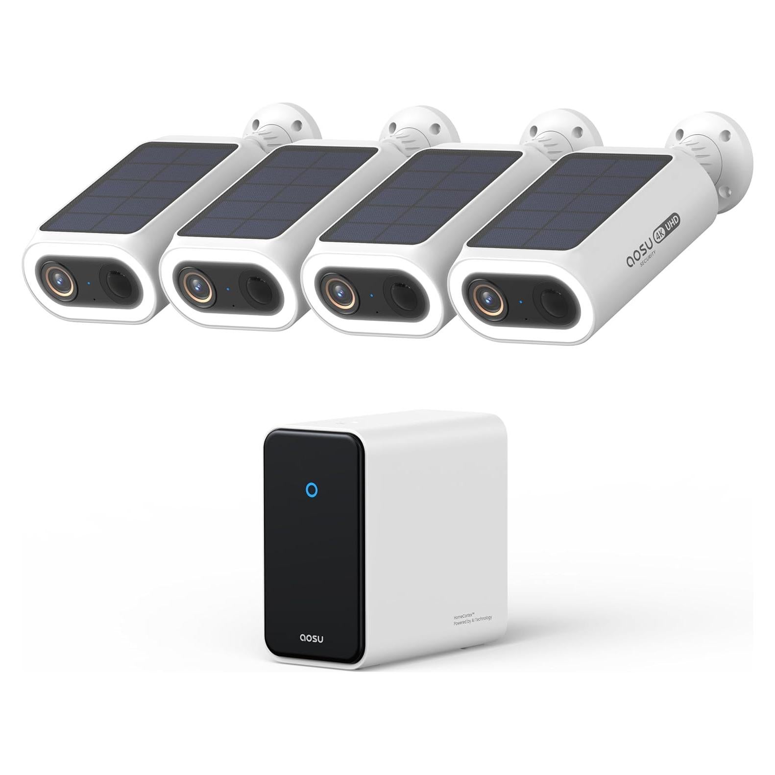 Sistema de Cámaras de Seguridad AOSU 4K Inalámbricas Kit 4