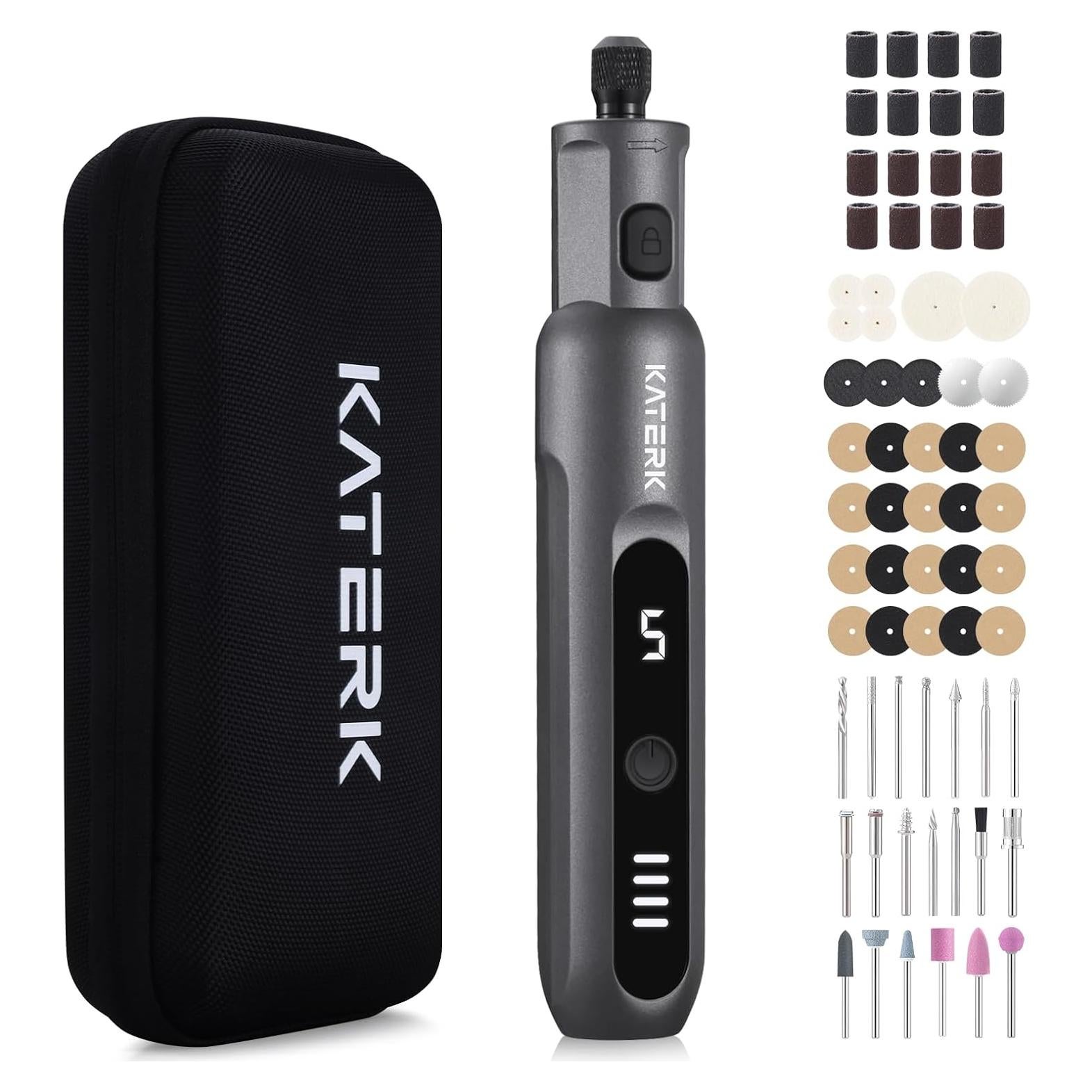 Kit de Herramienta Rotativa Inalámbrica Katerk 3.7V 70 Accesorios