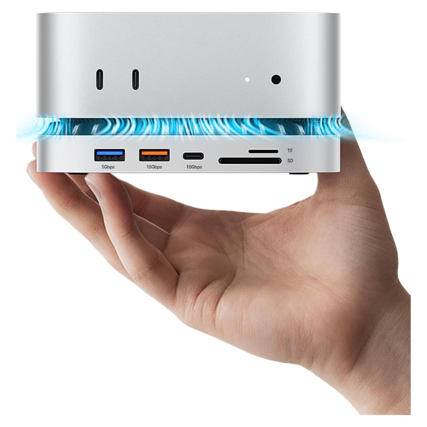 Dock MOVE SPEED para Mac mini M4 con SSD NVMe 1TB 10 en 1