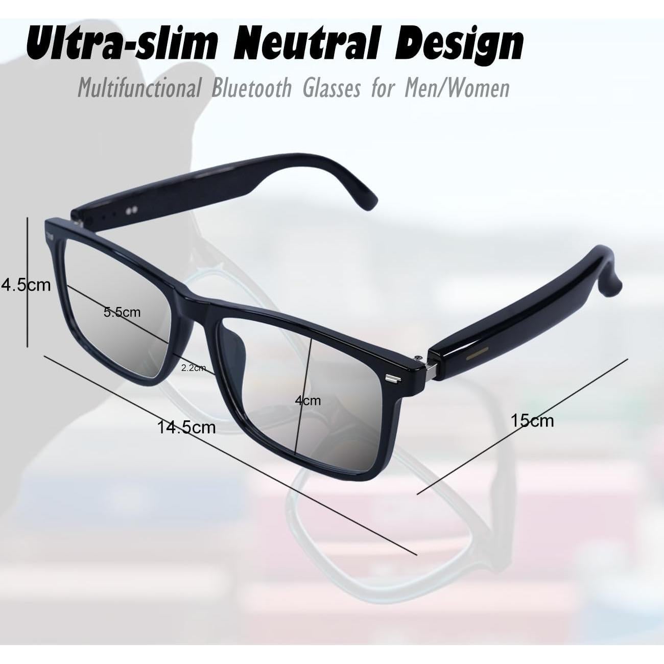 Gafas Inteligentes AI Polarizadas XOOMEER con Altavoz UV400