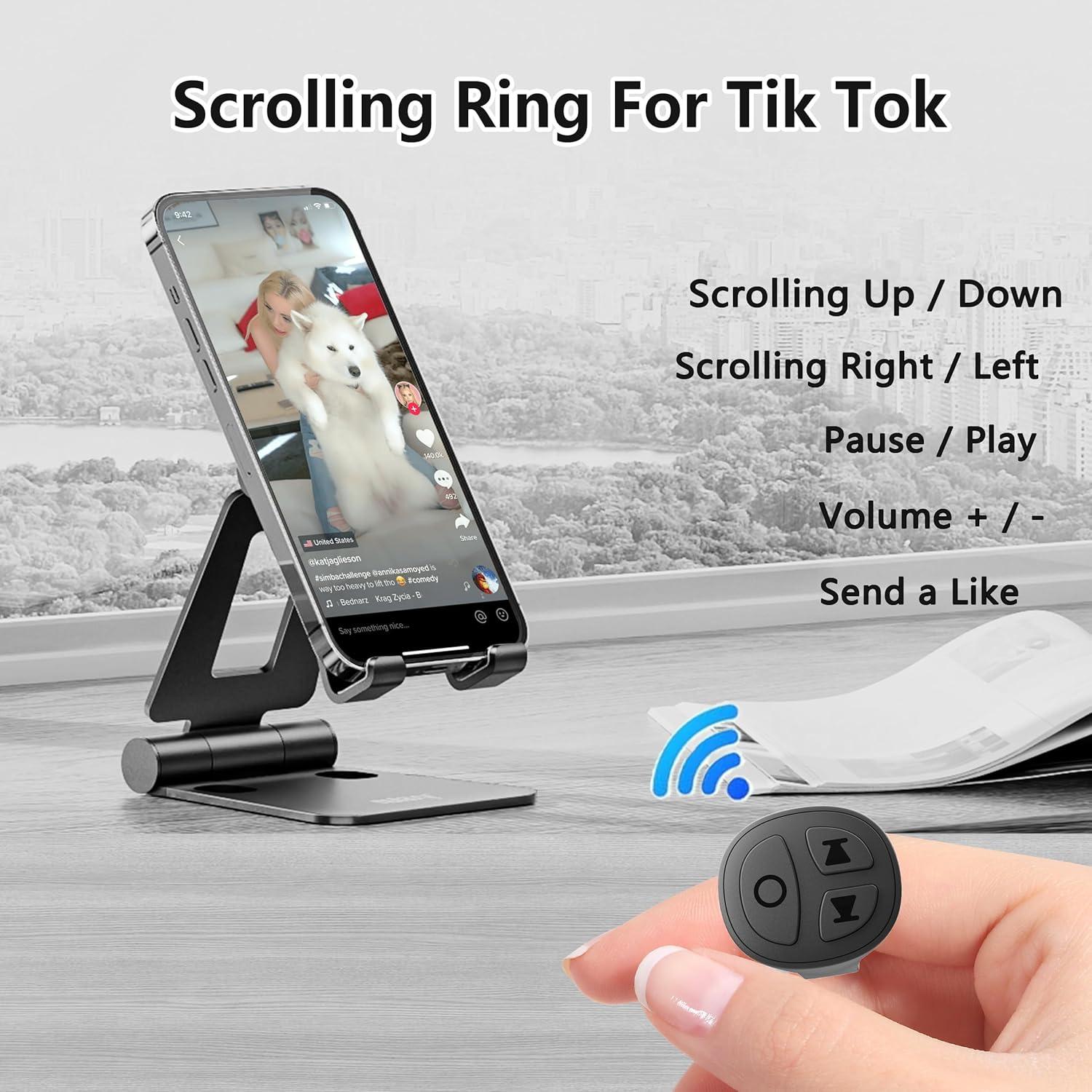 Anillo de Desplazamiento Bluetooth SOFAMIRI Control Remoto