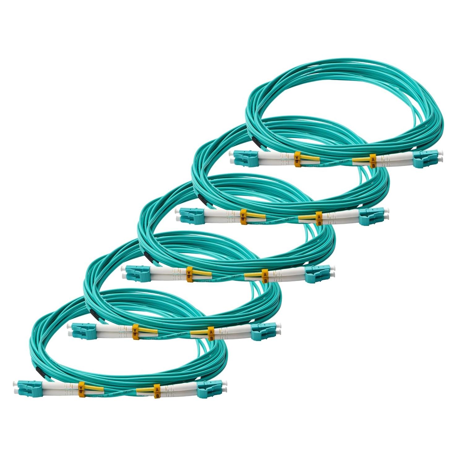 Cable de Parche de Fibra LC a LC trueCABLE 7m OM3 Multimodo