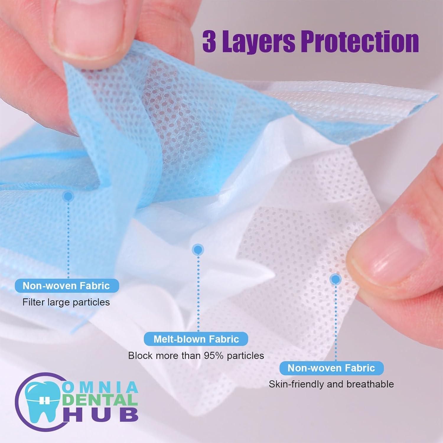 Mascarillas Desechables Tigris Nivel 3 OMNIA ONE - 50 PCs