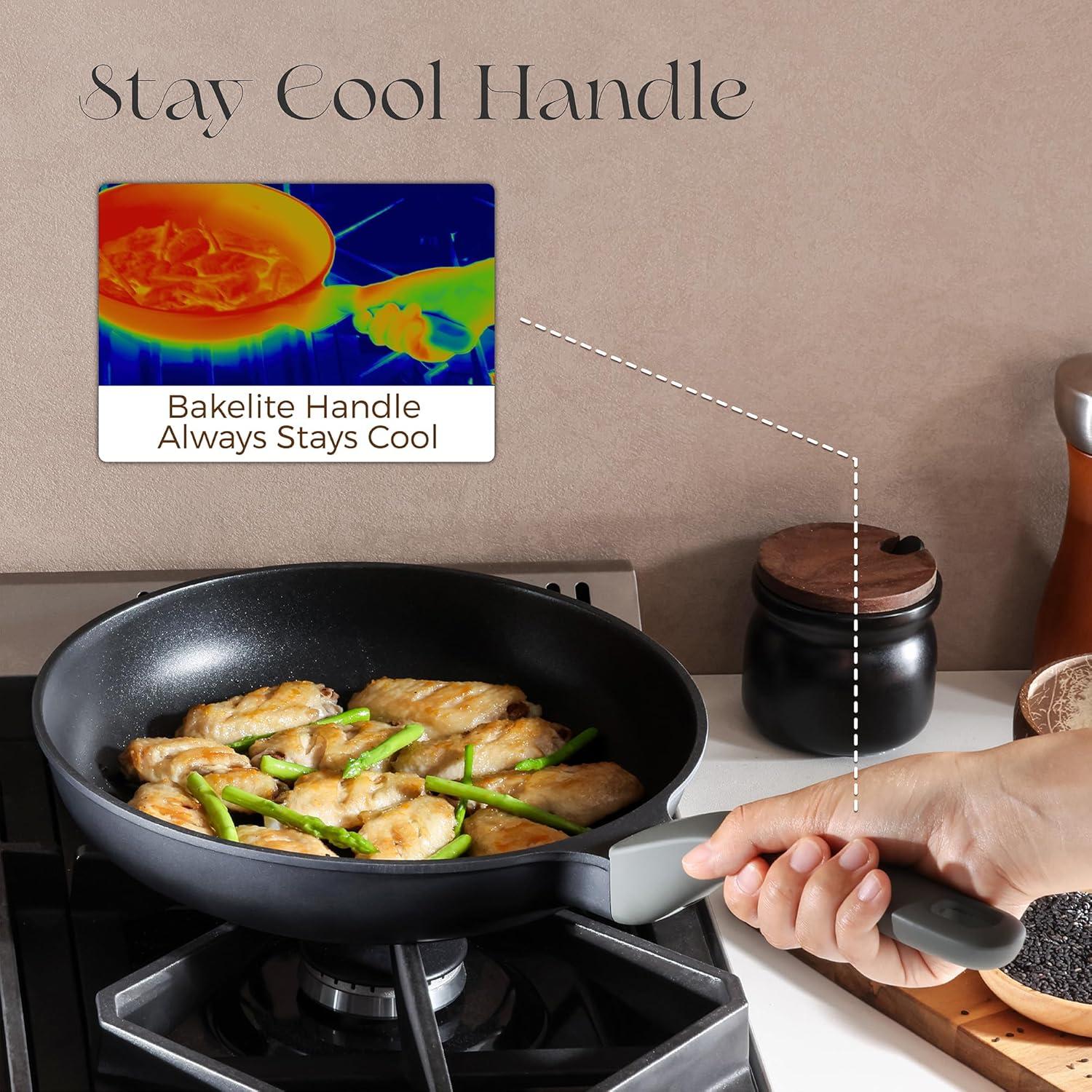 Sartén Antiadherente ILAG ULTIMATE 20.32 cm Sésamo Negro