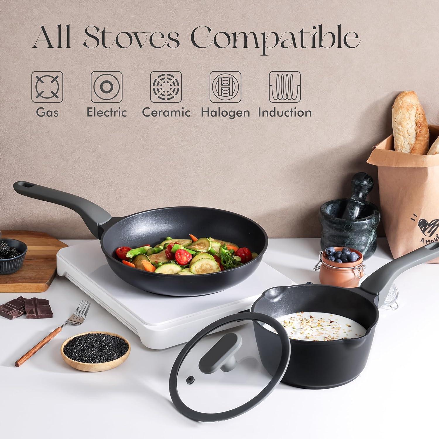 Sartén Antiadherente ILAG ULTIMATE 20.32 cm Sésamo Negro