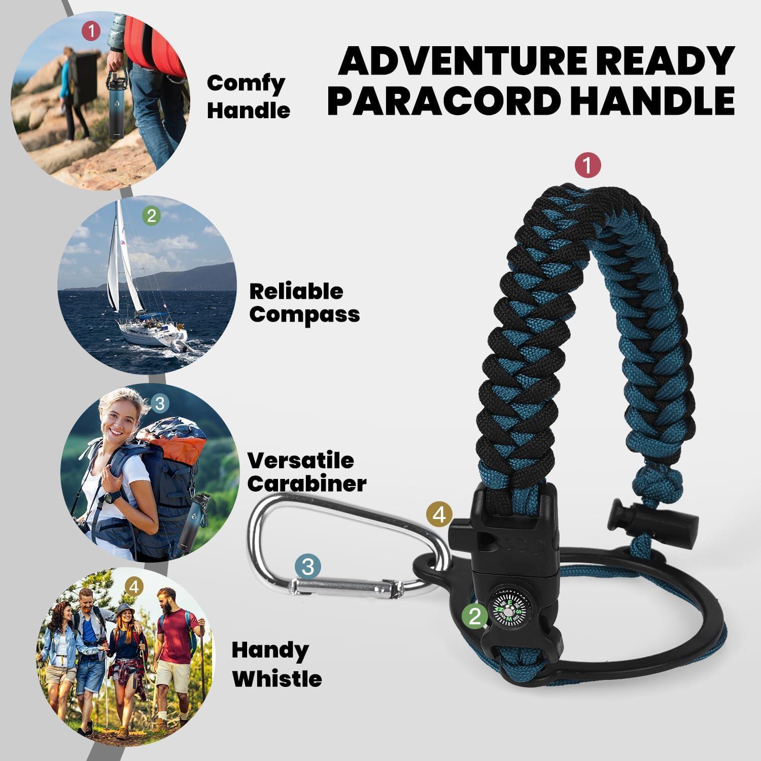 Botella de Agua Aislada RAYMYLO 24oz Acero Inoxidable Sin BPA