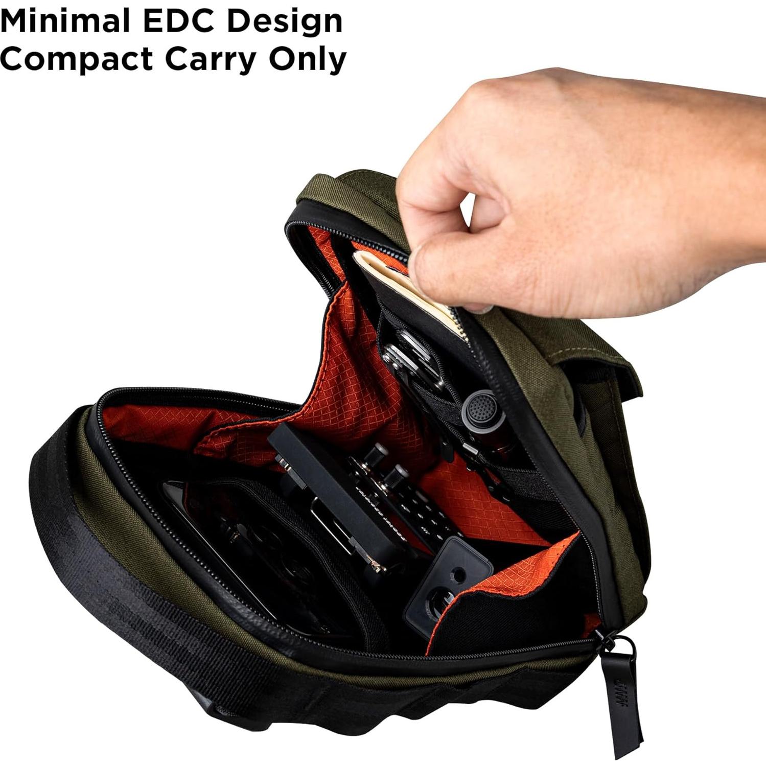 Bolsa Cruzada ALPAKA Modular Sling V2 Verde Militar 300D