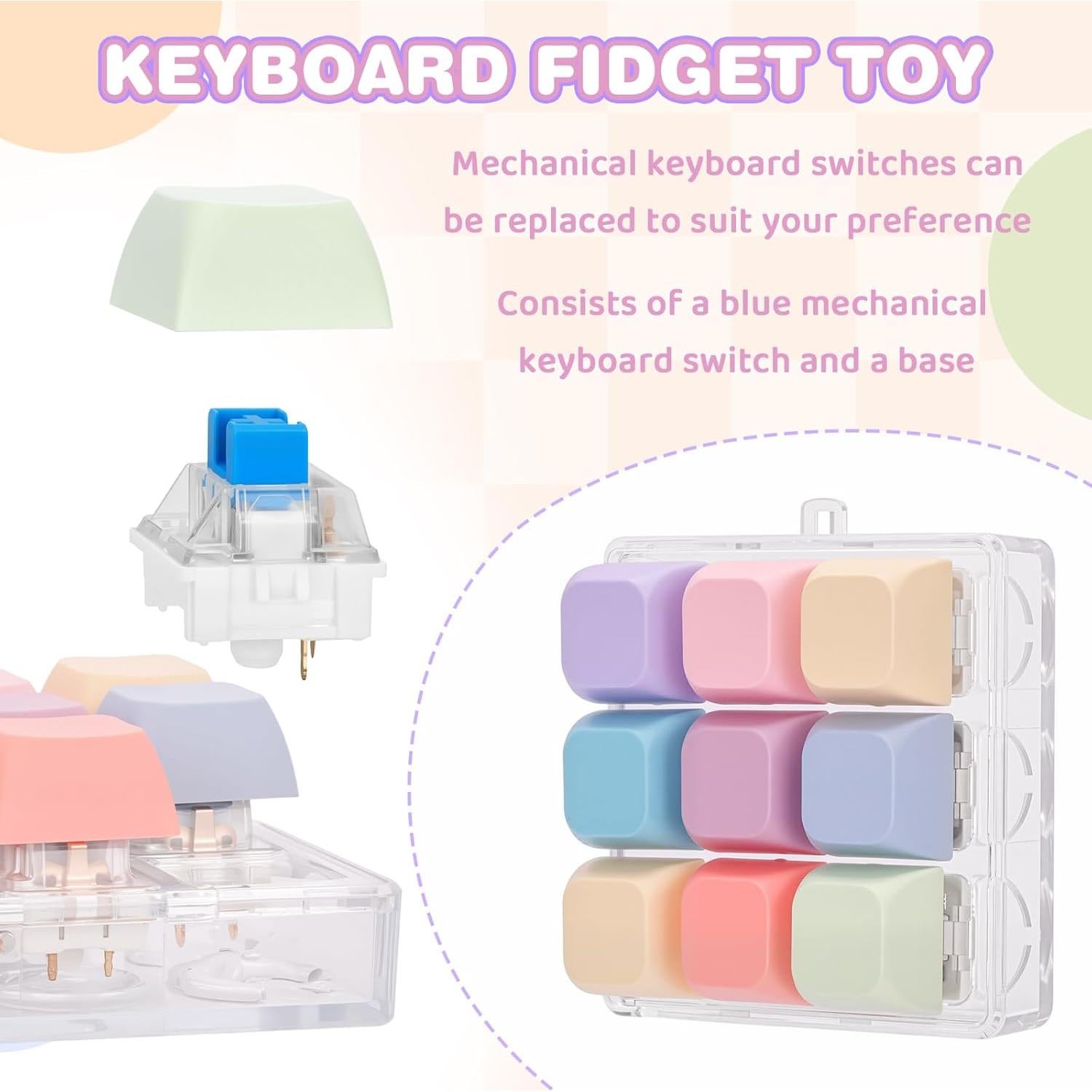 Juguete Antiestrés Teclado FunisFun Clicker Mecánico