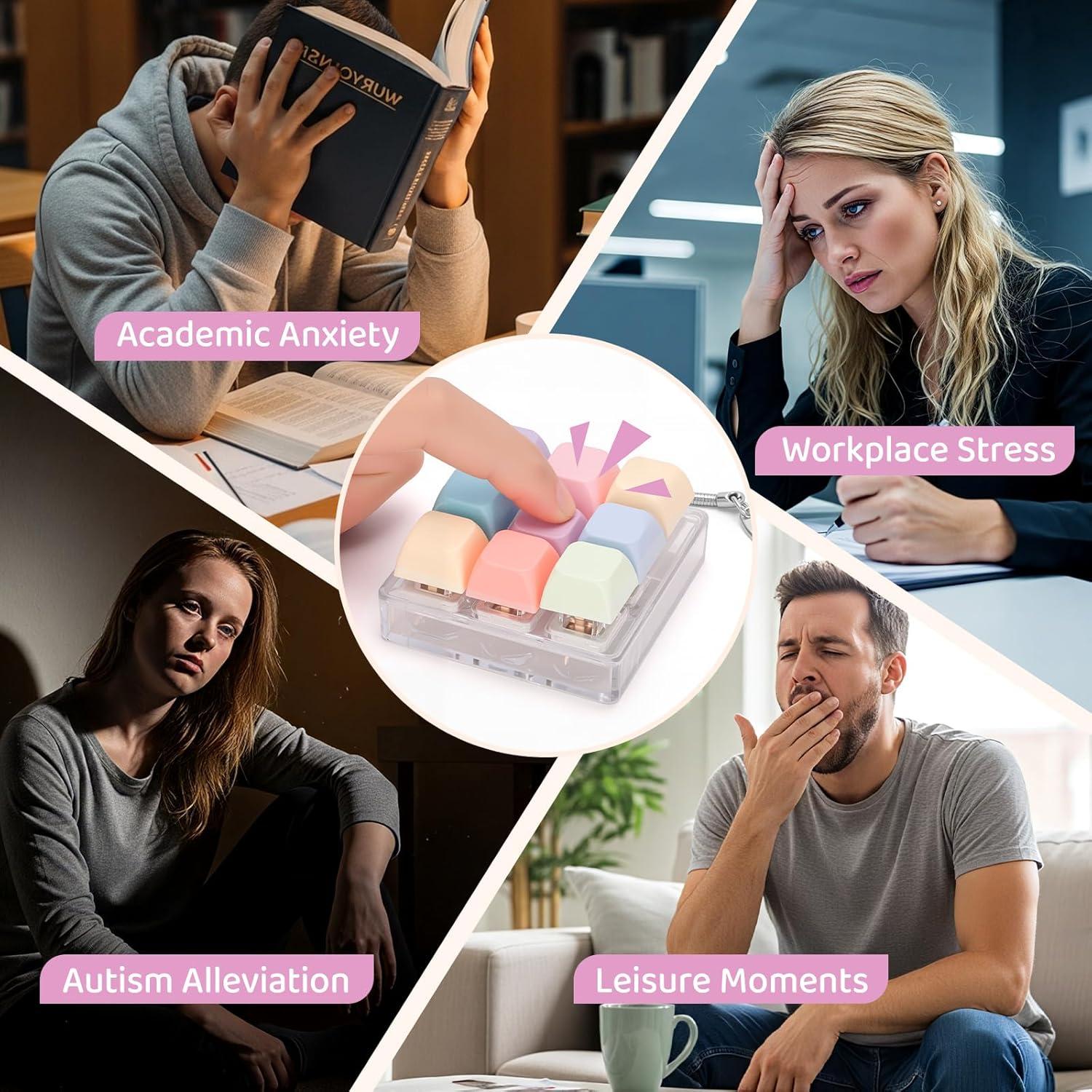 Juguete Antiestrés Teclado FunisFun Clicker Mecánico