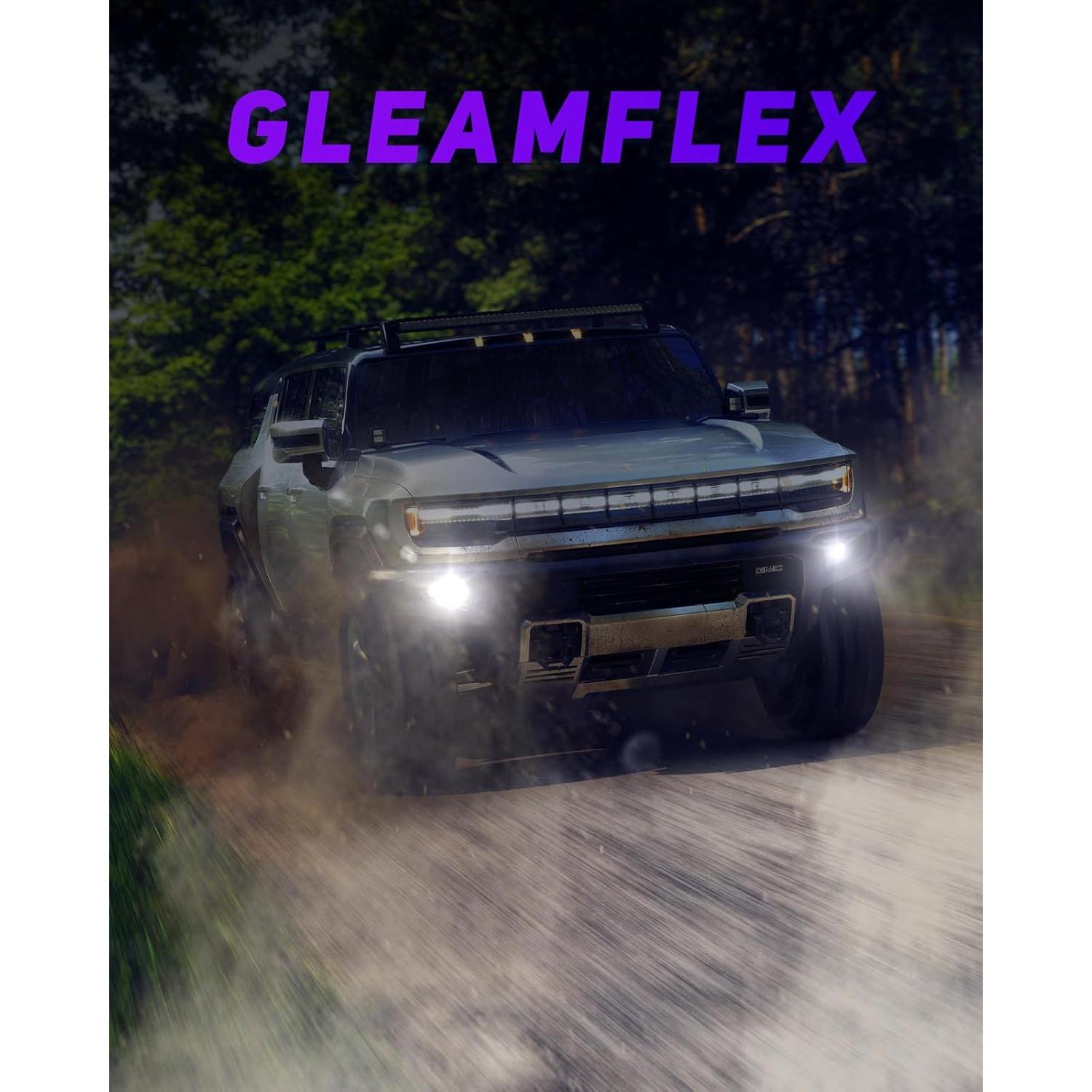 Bombillas LED H7 GleamFlex 30000 Lúmenes Antiniebla 2 Pzas