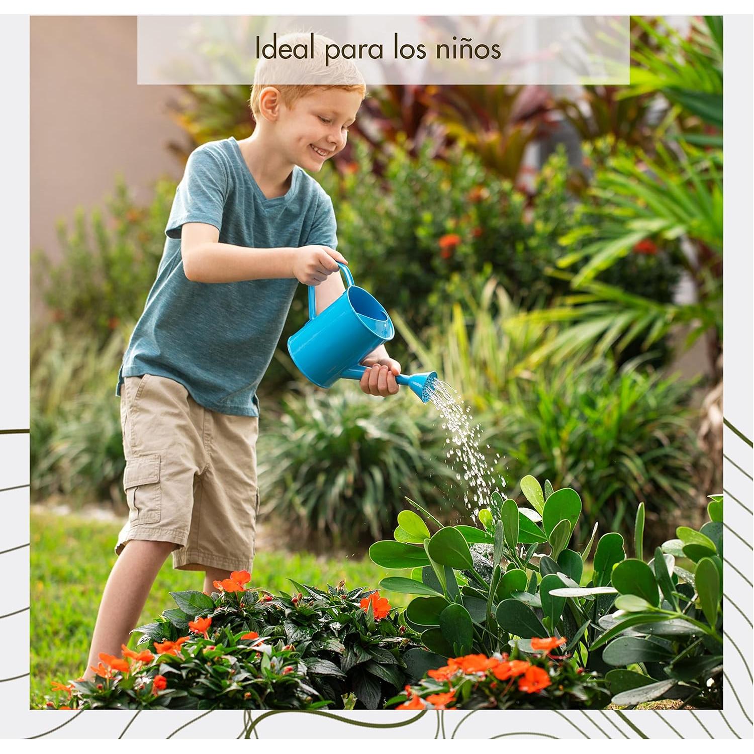 Regadera para Niños Homarden 0.94L Metal Azul