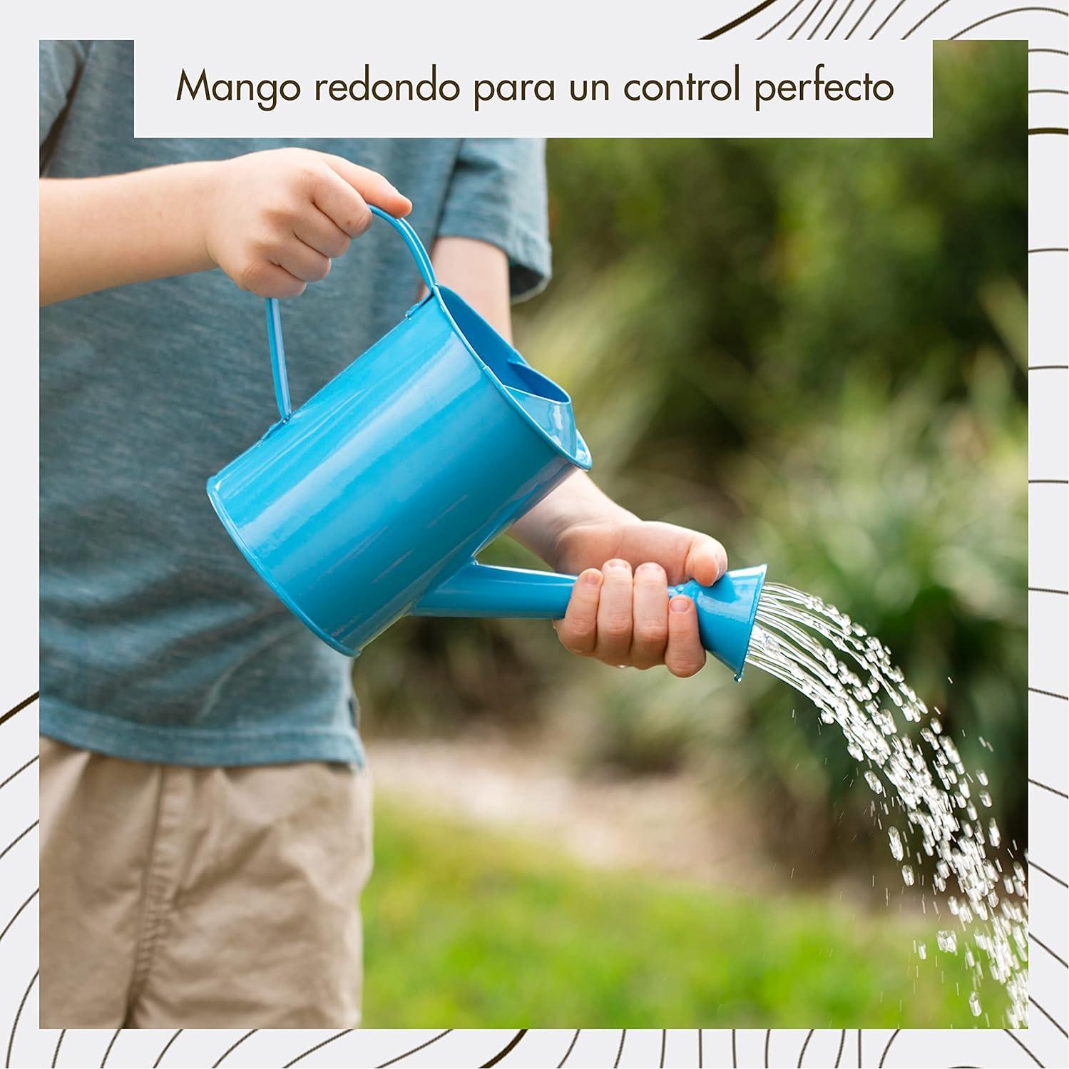 Regadera para Niños Homarden 0.94L Metal Azul