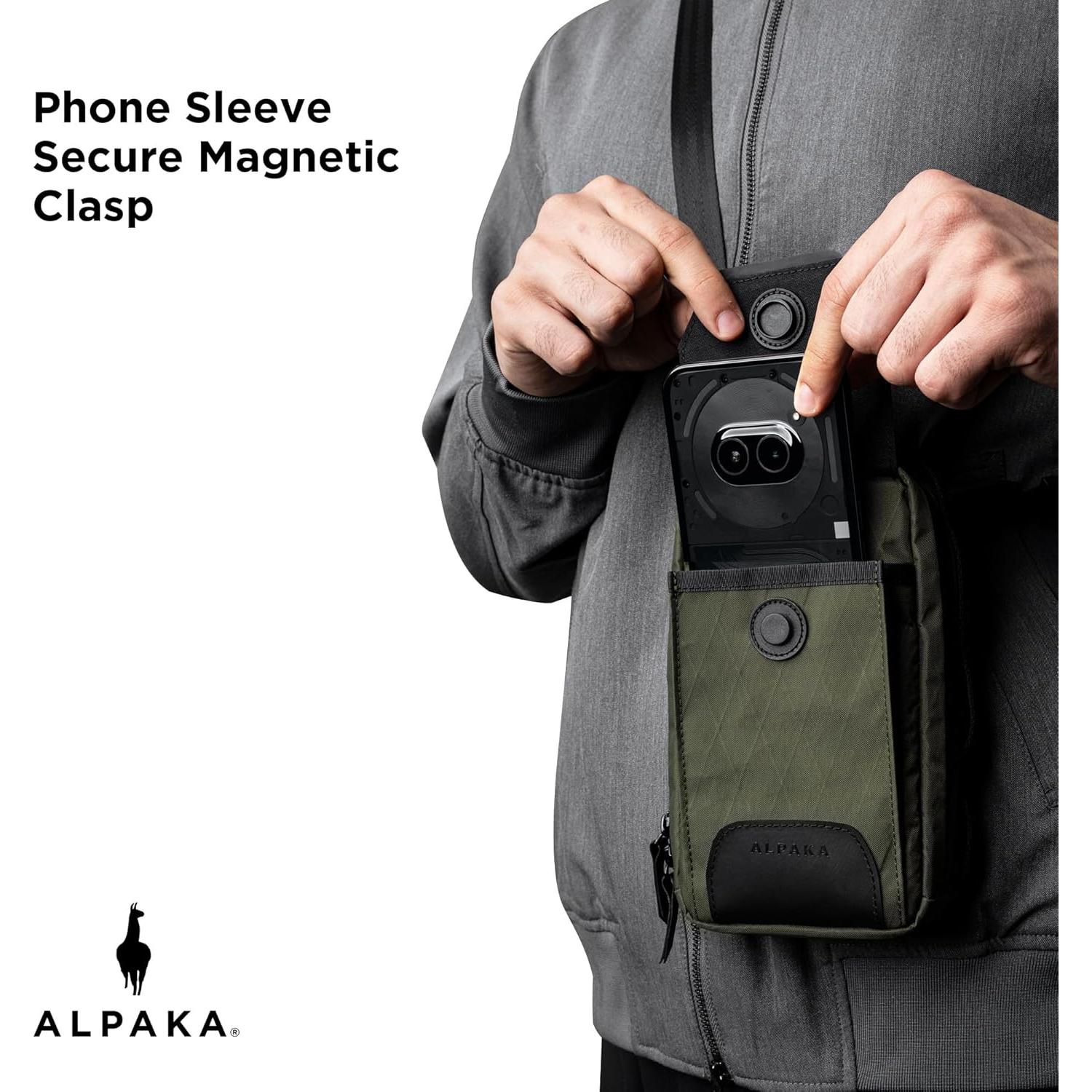 Bolsa Cruzada ALPAKA Modular Sling V2 Verde Oscuro 2L