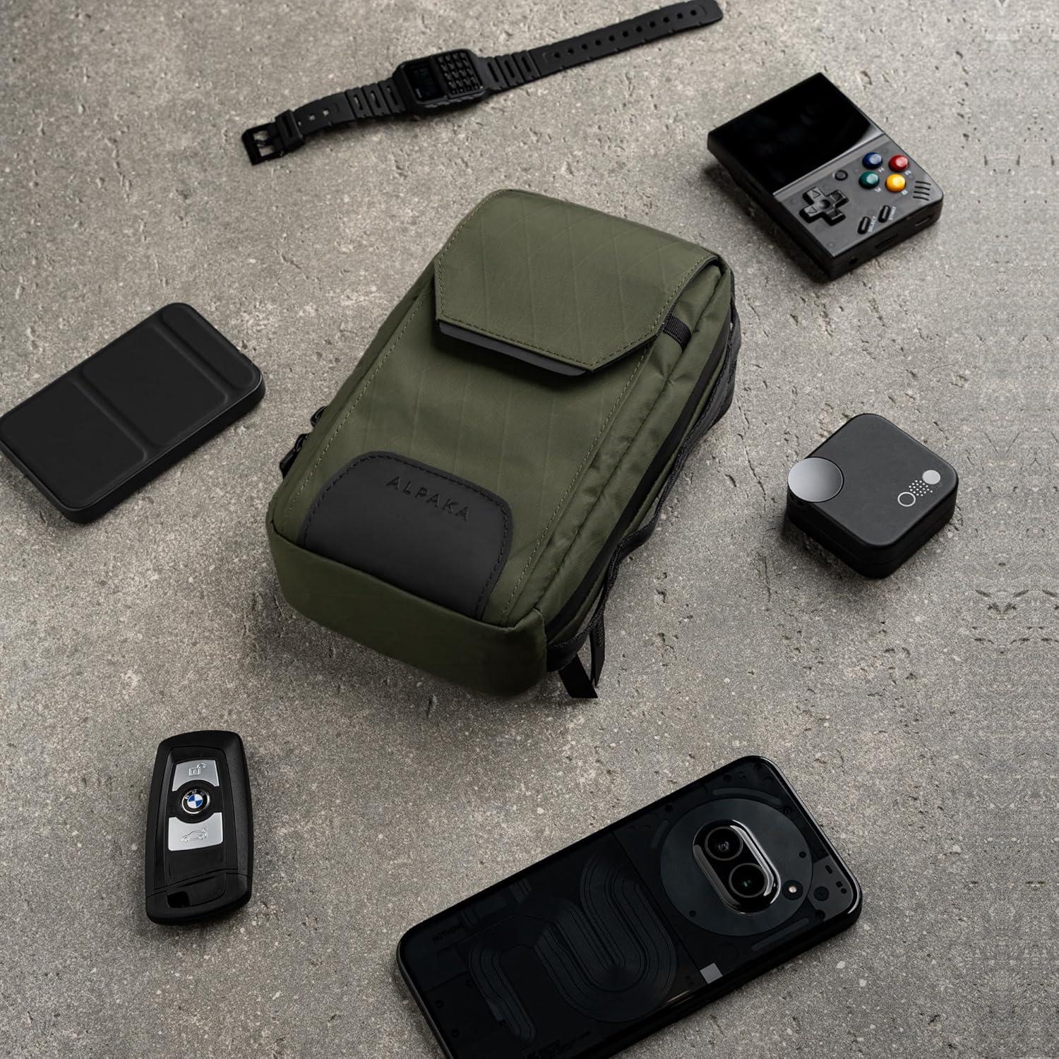 Bolsa Cruzada ALPAKA Modular Sling V2 Verde Oscuro 2L