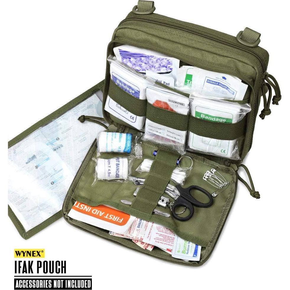 Bolsa Táctica Molle WYNEX Verde Militar 24.1x19.1 cm