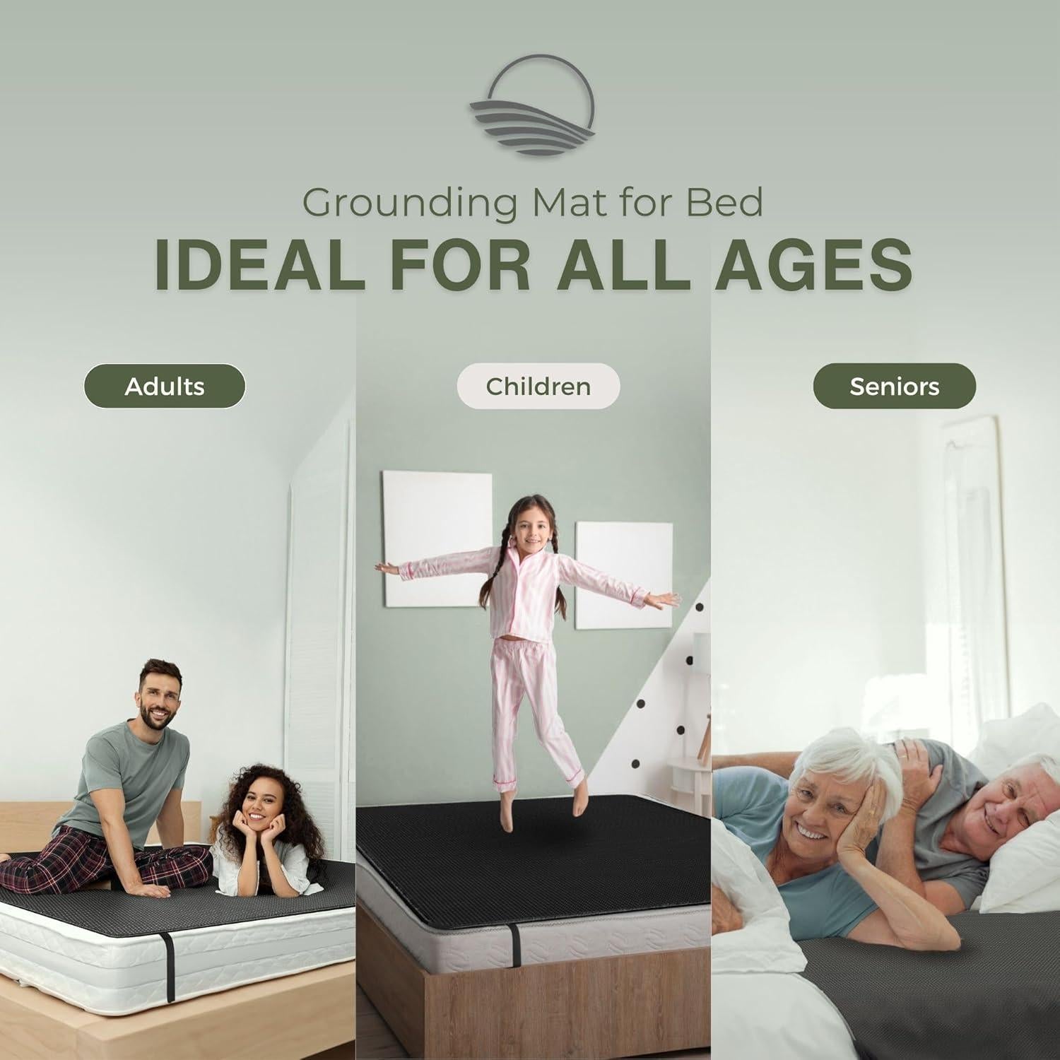 Funda de Colchón ElectraWave Queen Conexión a Tierra PU