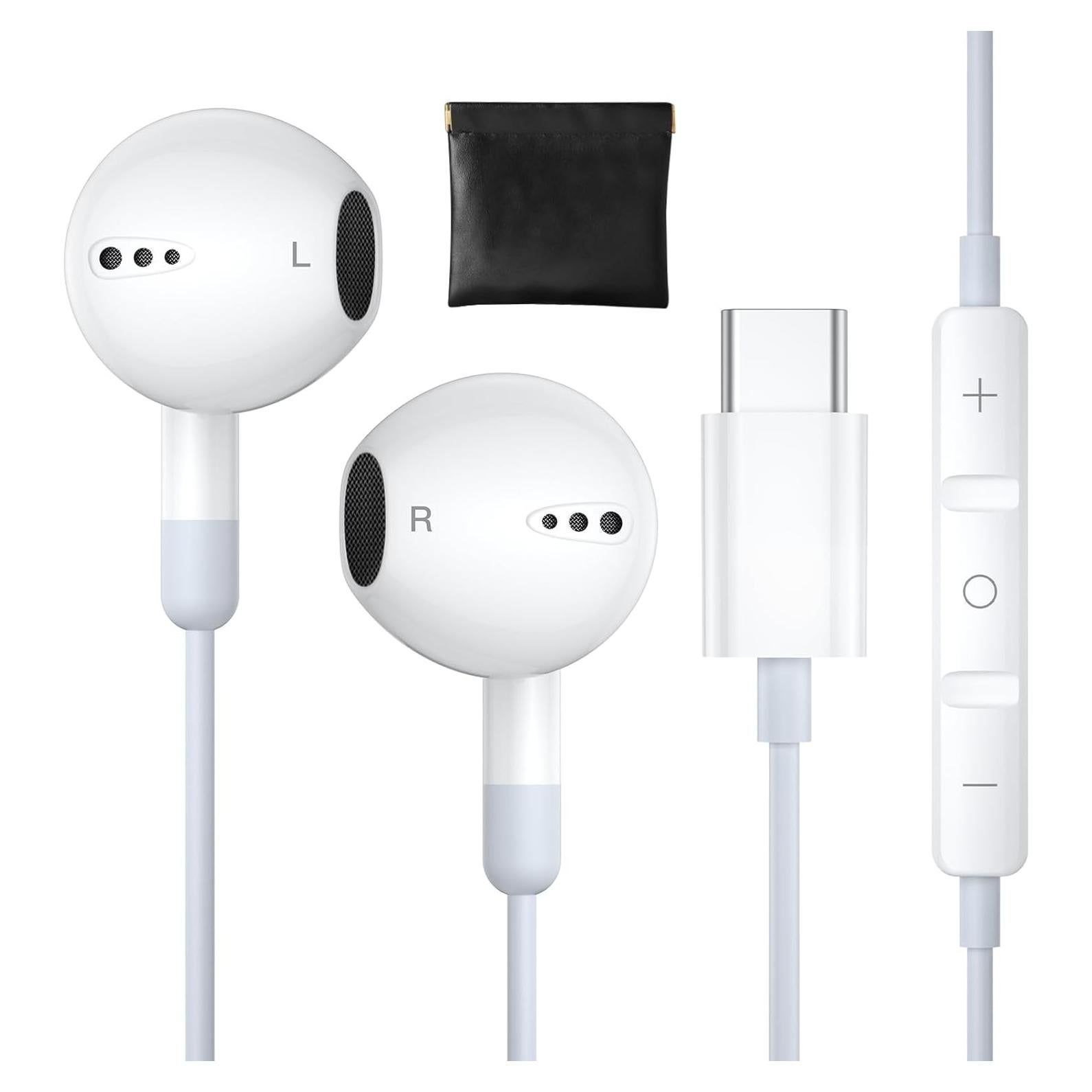 Auriculares USB C ZENIPER con micrófono y control de volumen