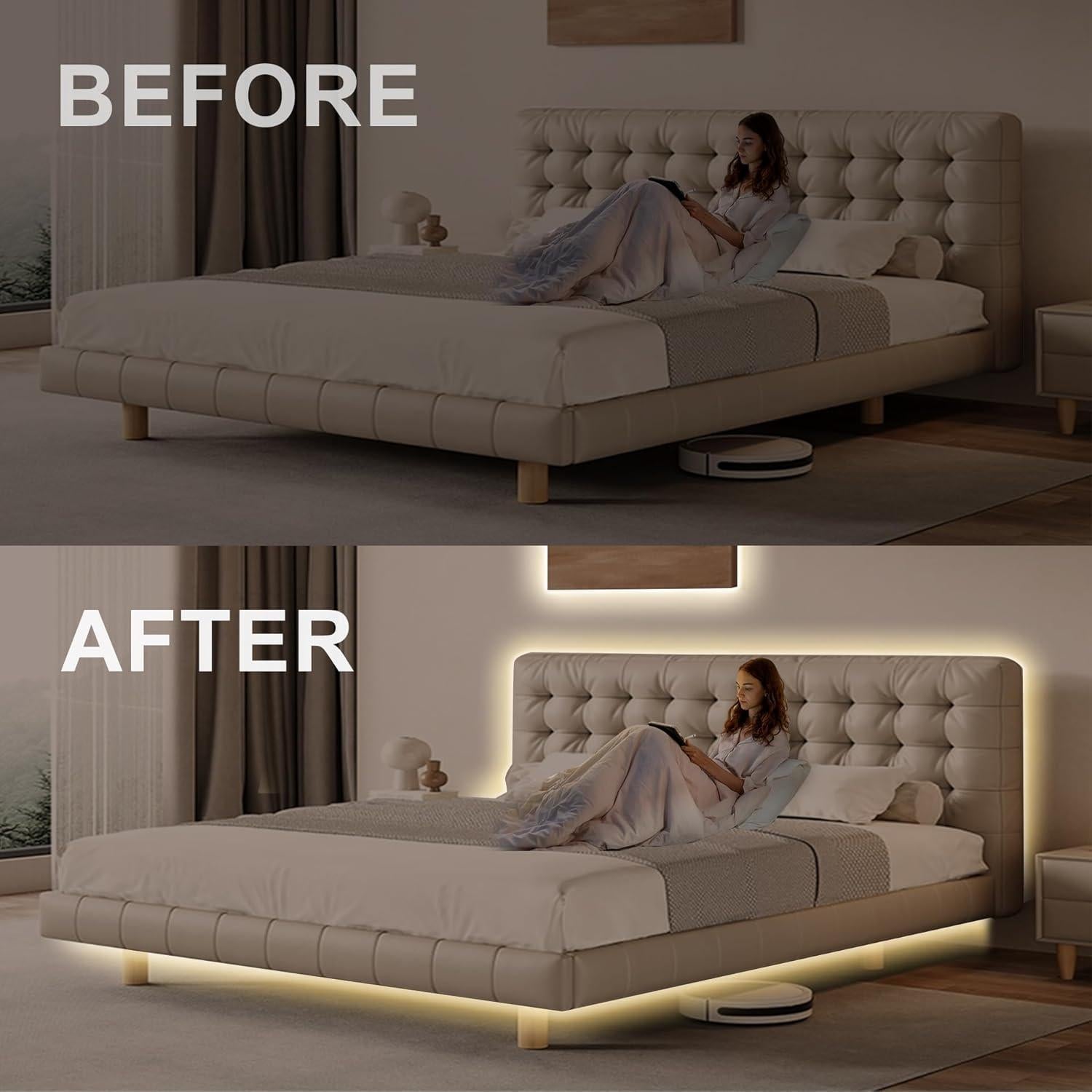 Tira de Luz LED COB Inteligente 5m Olaholii Regulable 2700K-6500K