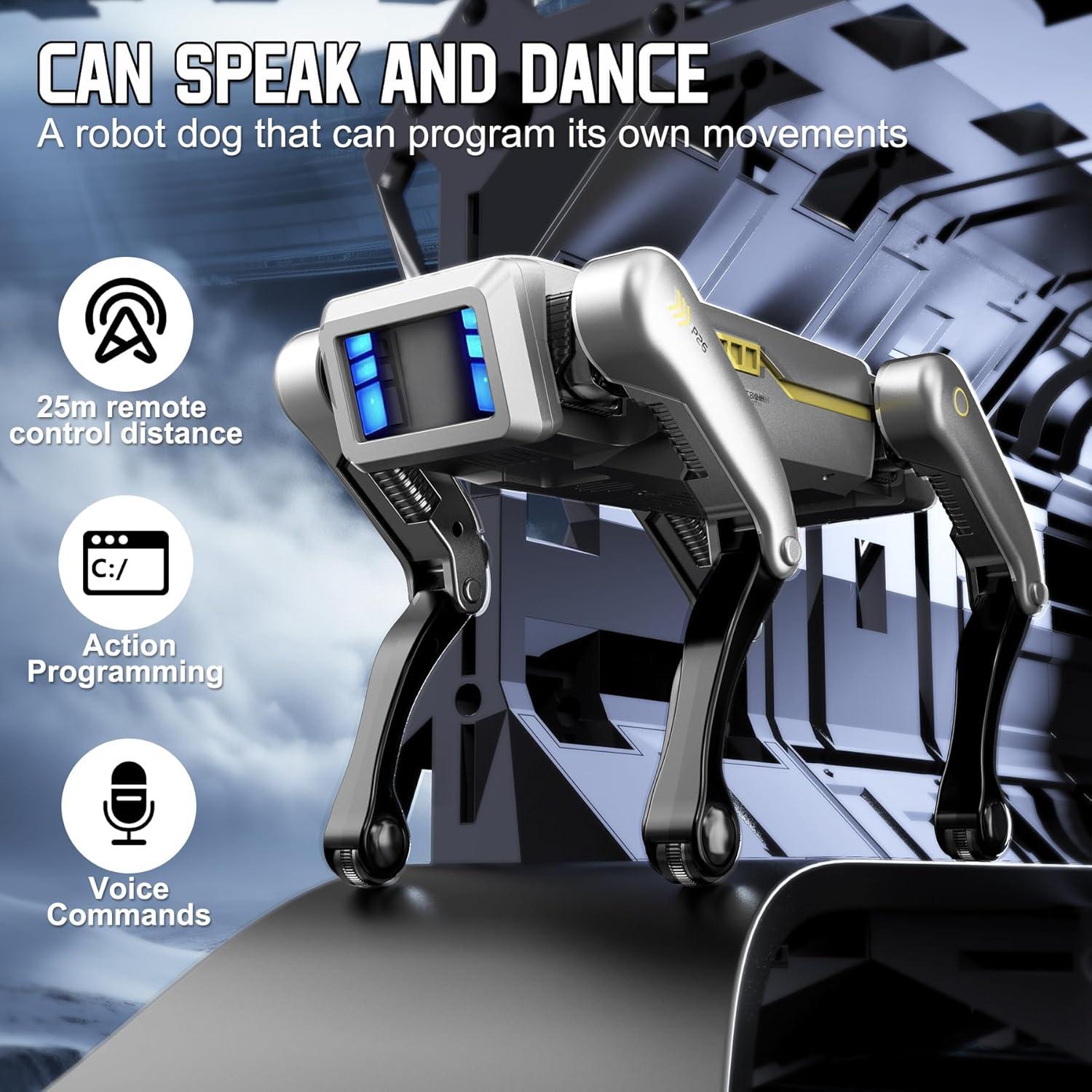 Perro Robot Inteligente EVADA con Control Remoto y APP