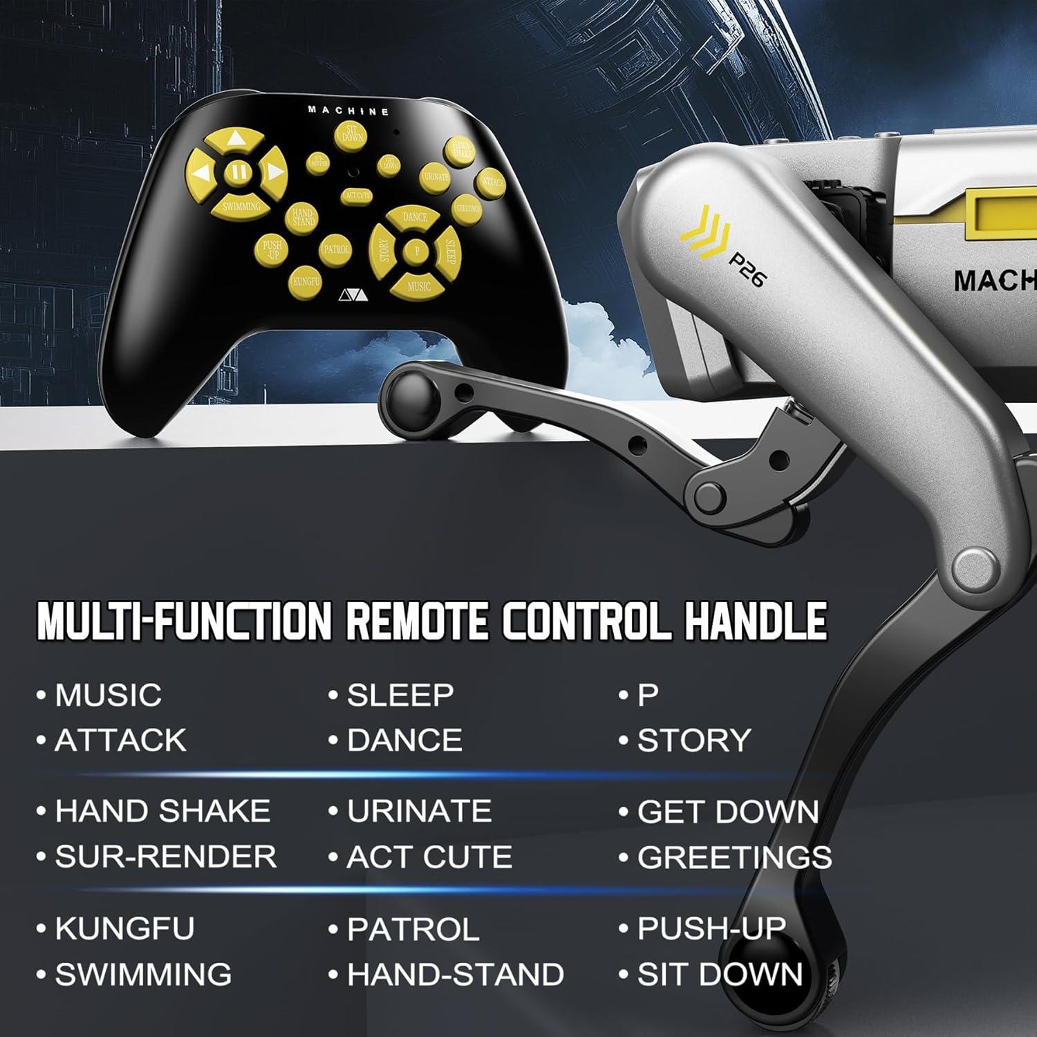 Perro Robot Inteligente EVADA con Control Remoto y APP