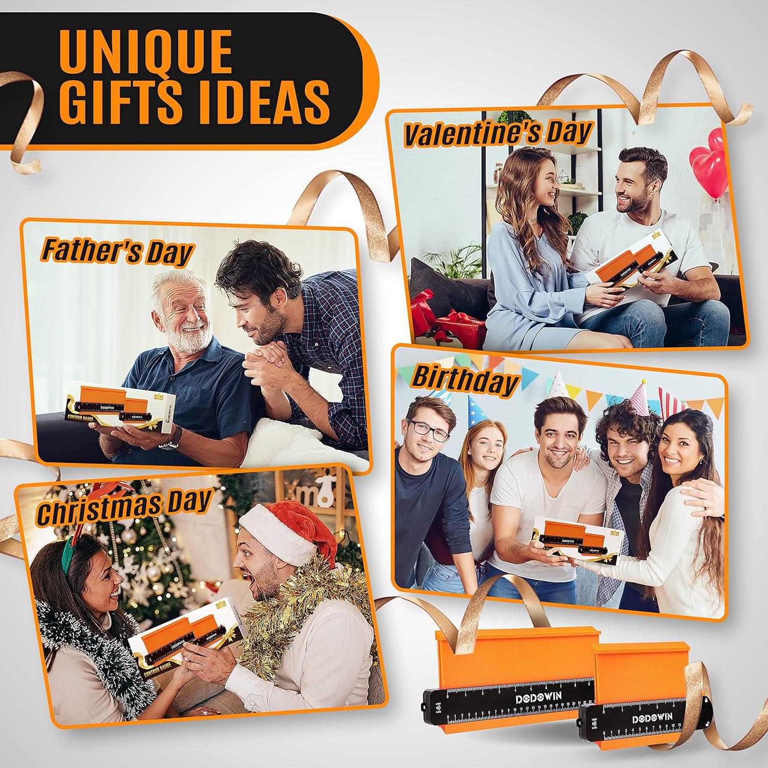 Medidor de Contorno DODOWIN 2 Piezas 25.4 y 12.7 cm