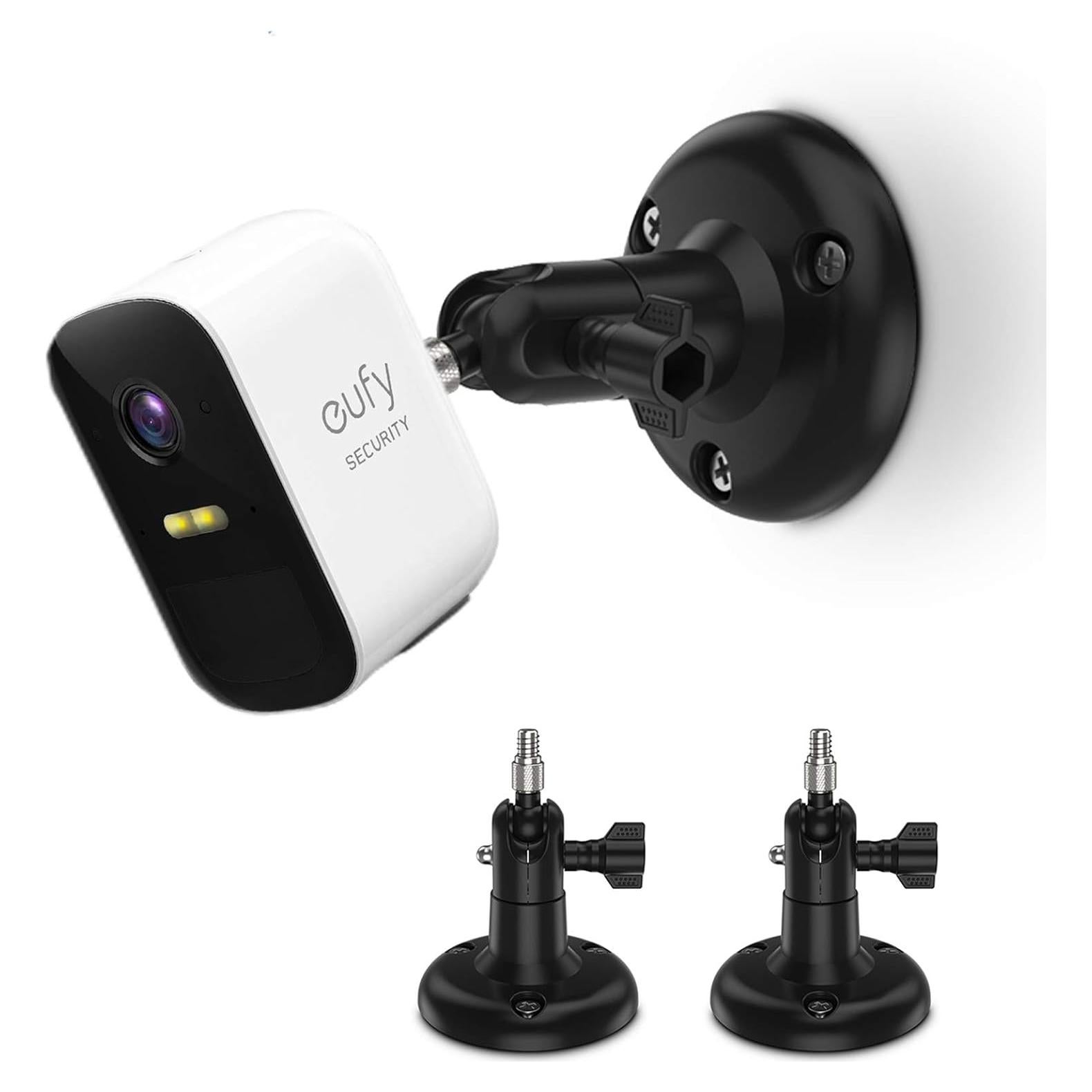 Soporte de Pared Ajustable VOMENC para Eufycam 2C/2 Pro - 2PACK Negro