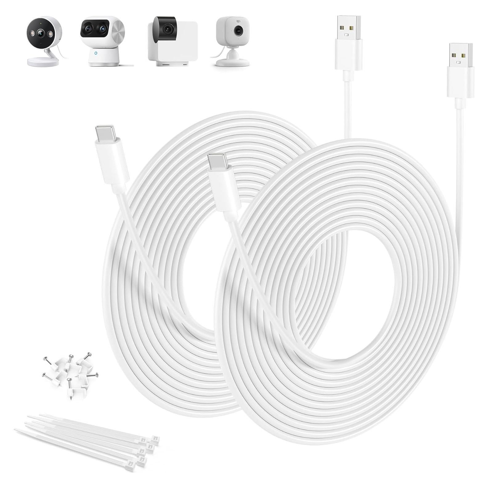 Cable de Extensión USB C Basesailor 5M 2Pack para Cámaras