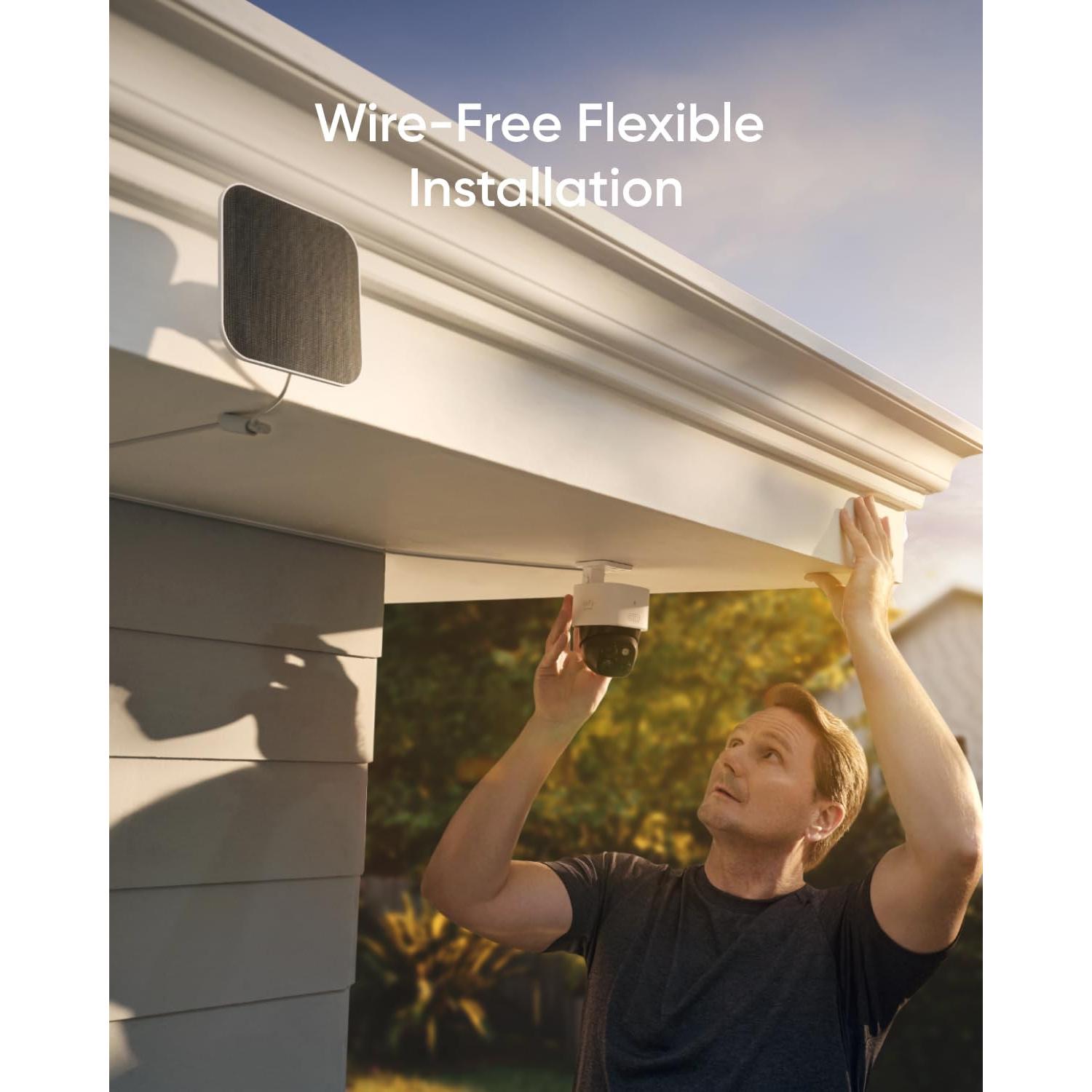 Cámara de Seguridad Eufy SoloCam S340, Kit de 6 Cámaras Solares 3K