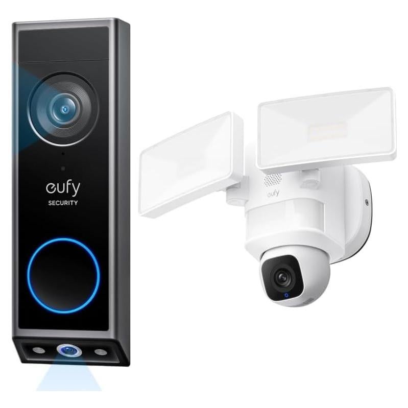Cámara de Seguridad Eufy Floodlight E30 2K con Timbre E340