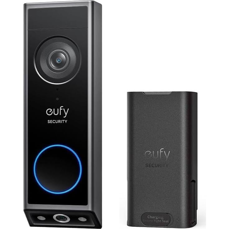 Timbre de Video eufy E340 con HomeBase S380 2K HD Batería