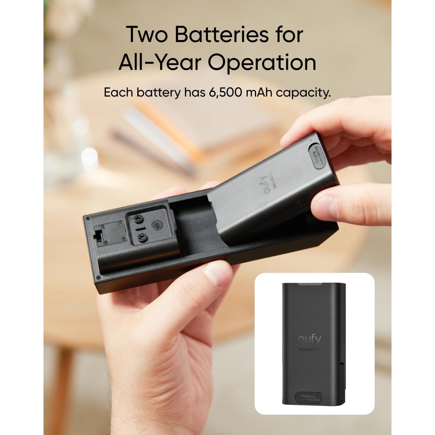 Timbre de Video eufy E340 con HomeBase S380 2K HD Batería