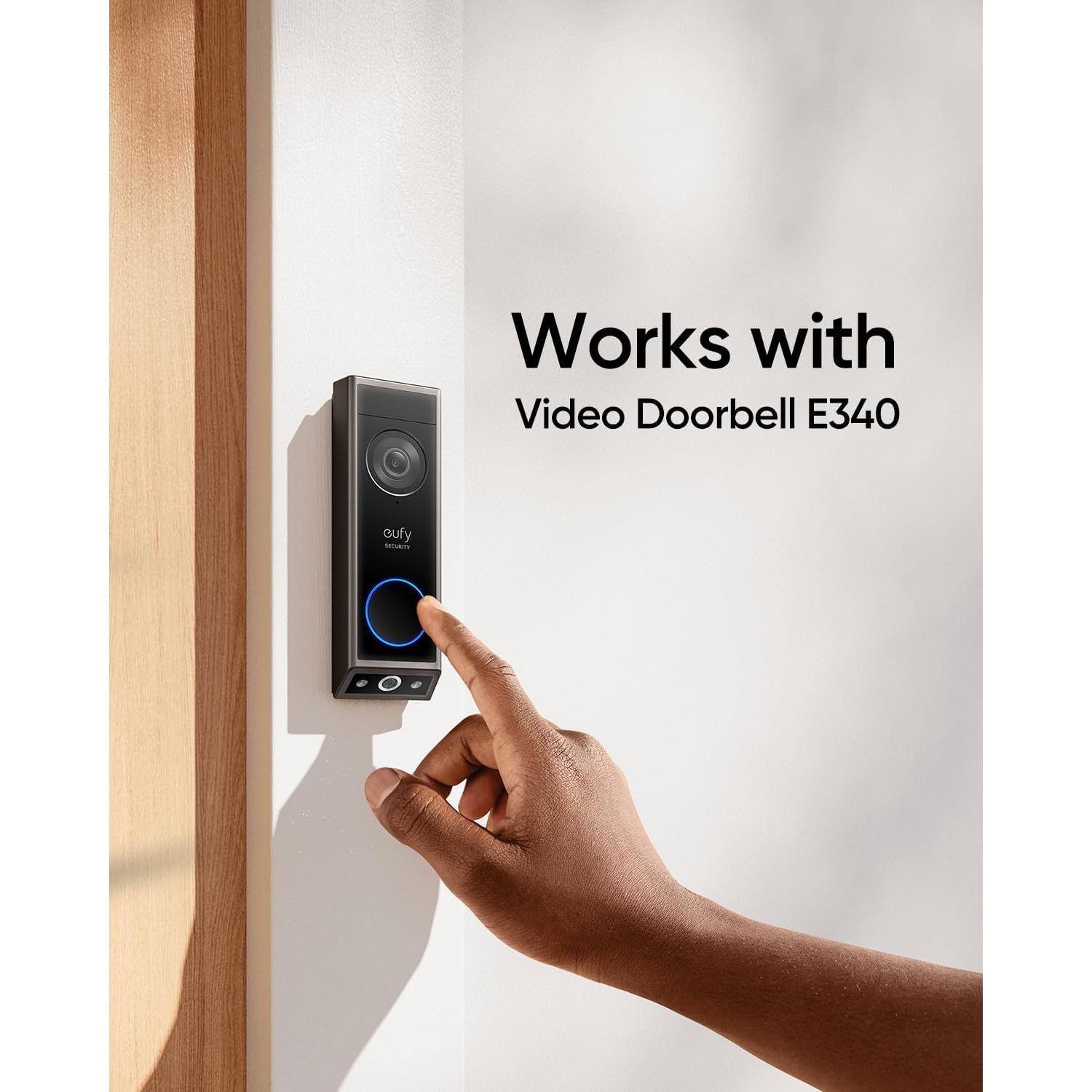 Timbre de Video Eufy C30 2K FHD con Batería y Vista 16:9