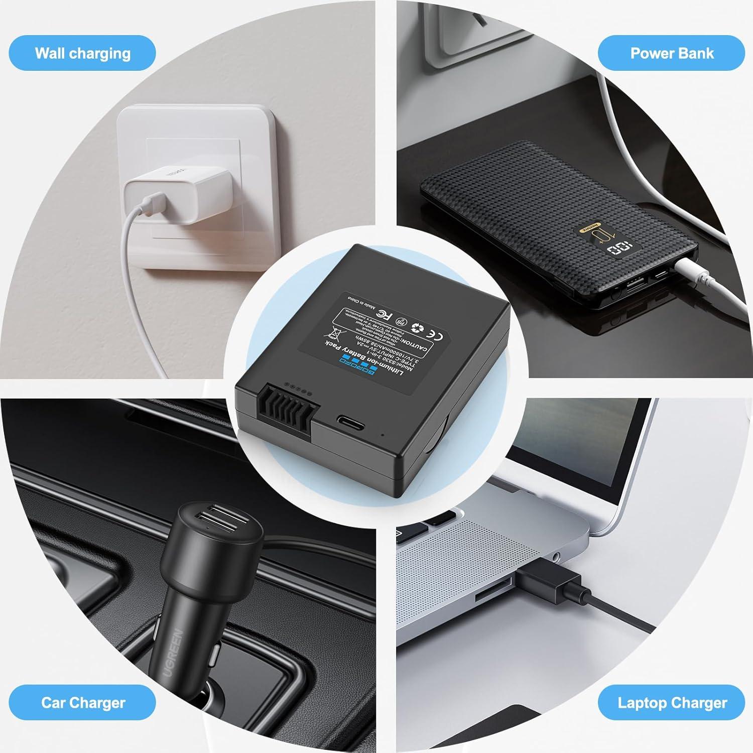 Batería Recargable GOROFO S330 para Cerraduras Inteligentes