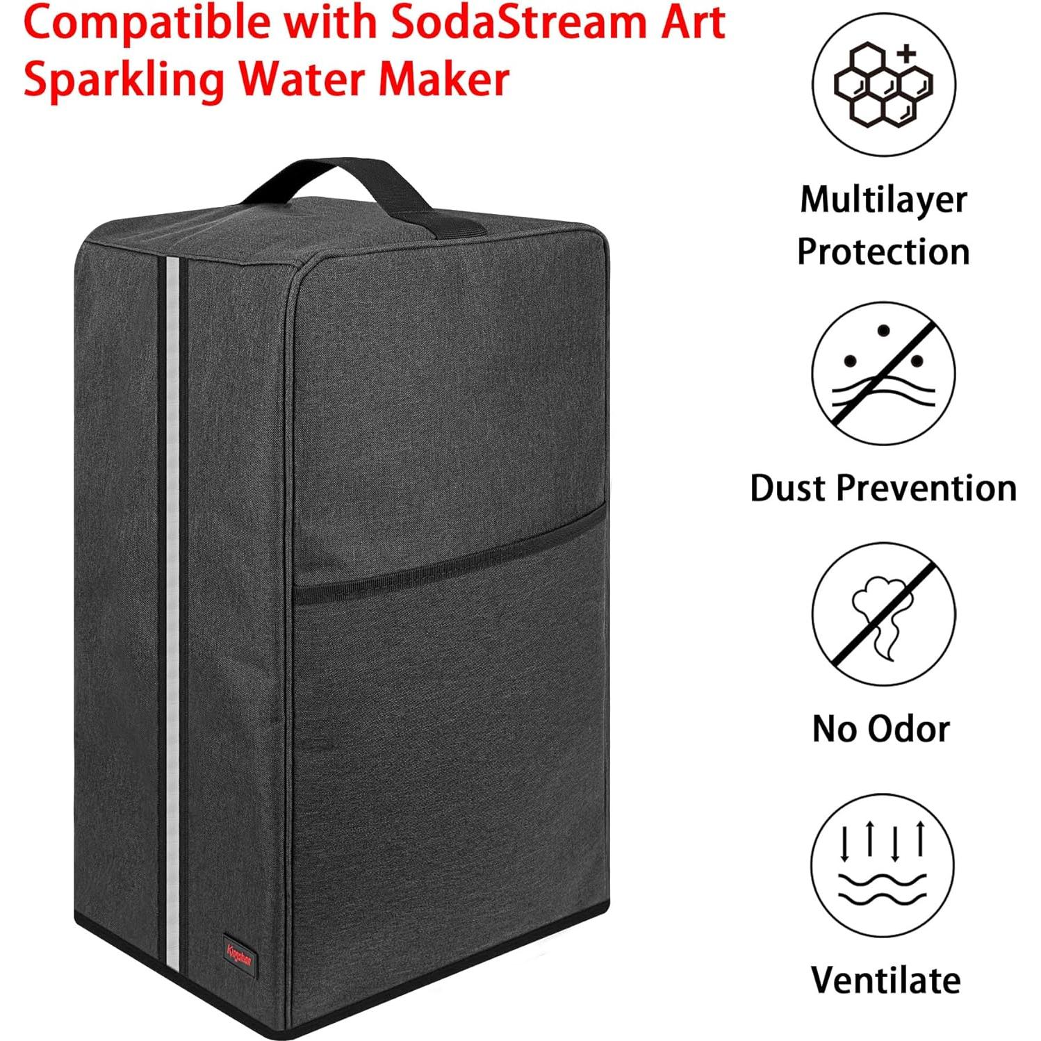 Cubierta de Polvo Kingshion para Máquina SodaStream Art 28x25x45cm