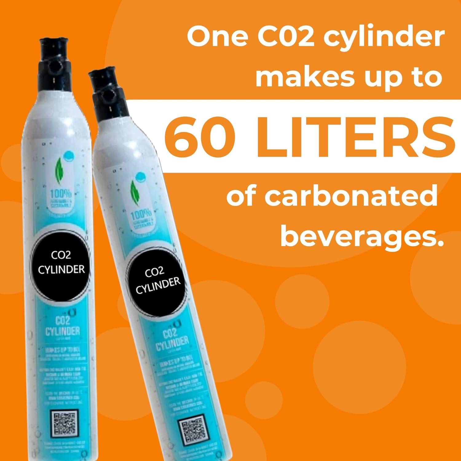 Recarga 4 Cartuchos CO2 60L FIZZIT para Fabricantes de Soda