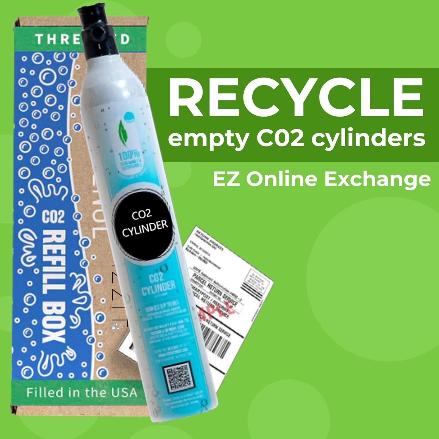 Recarga 4 Cartuchos CO2 60L FIZZIT para Fabricantes de Soda