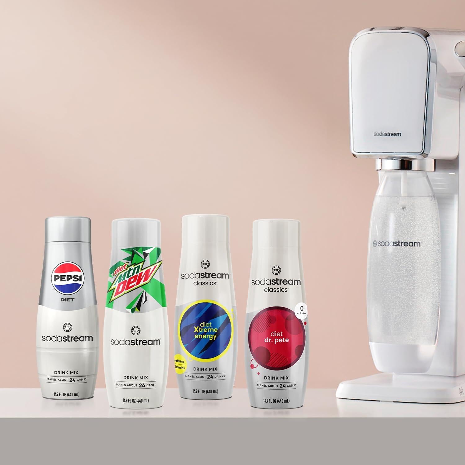 Mezcla de Bebida Dietética SodaStream 4x440ml - Sabor Variado