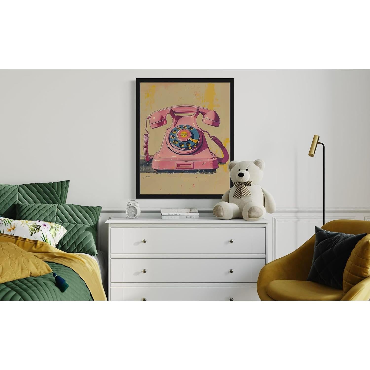 Póster de arte pop retro HomeArtPrint 20x25 cm sin marco