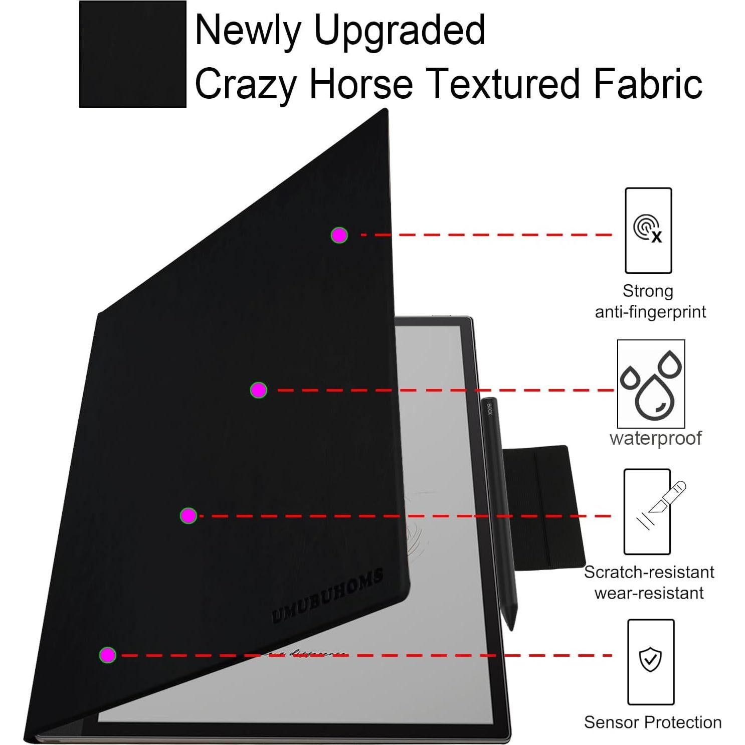 Funda Magnética para Boox Tab X C 13.3" y Note Max 2024 - Negro