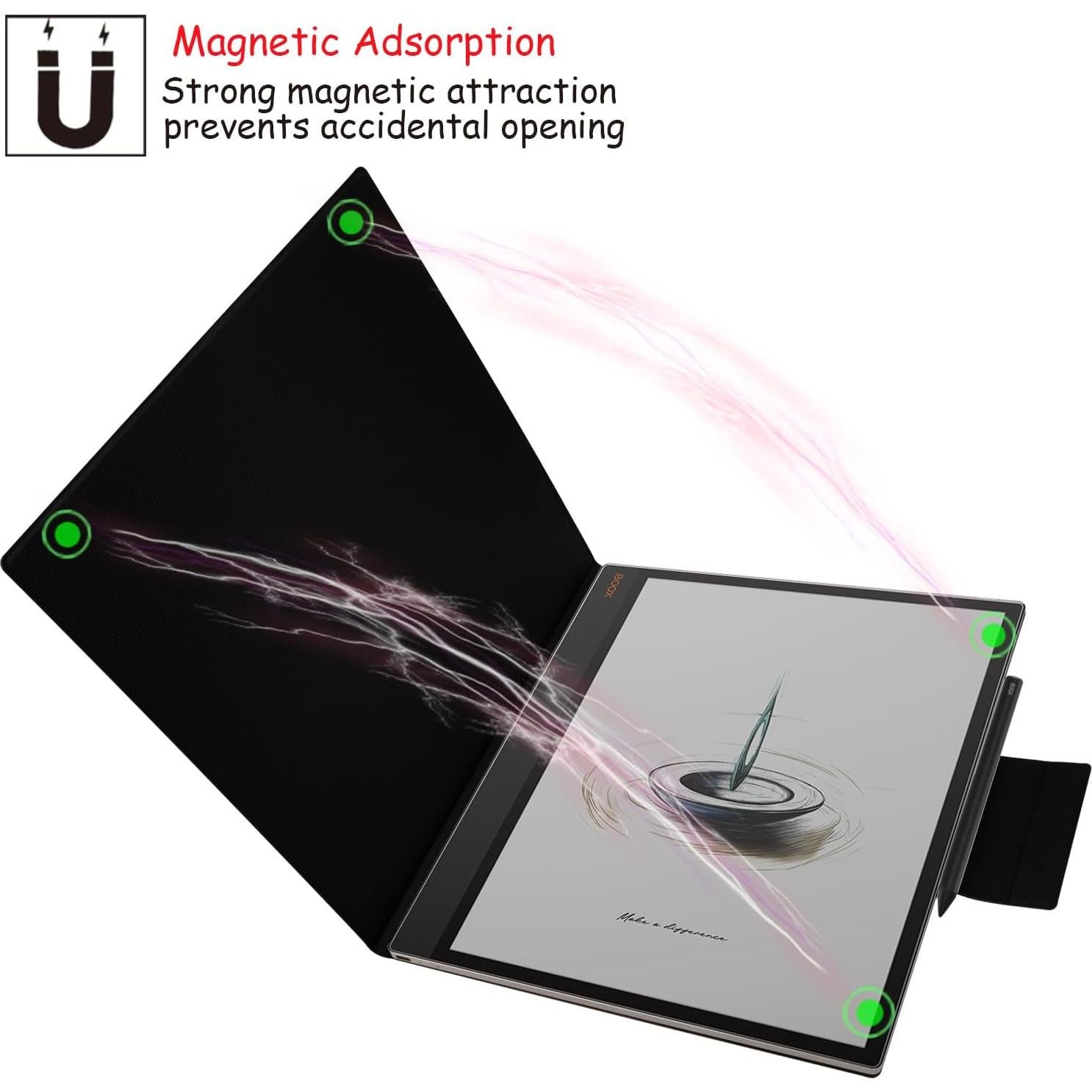 Funda Magnética para Boox Tab X C 13.3" y Note Max 2024 - Negro