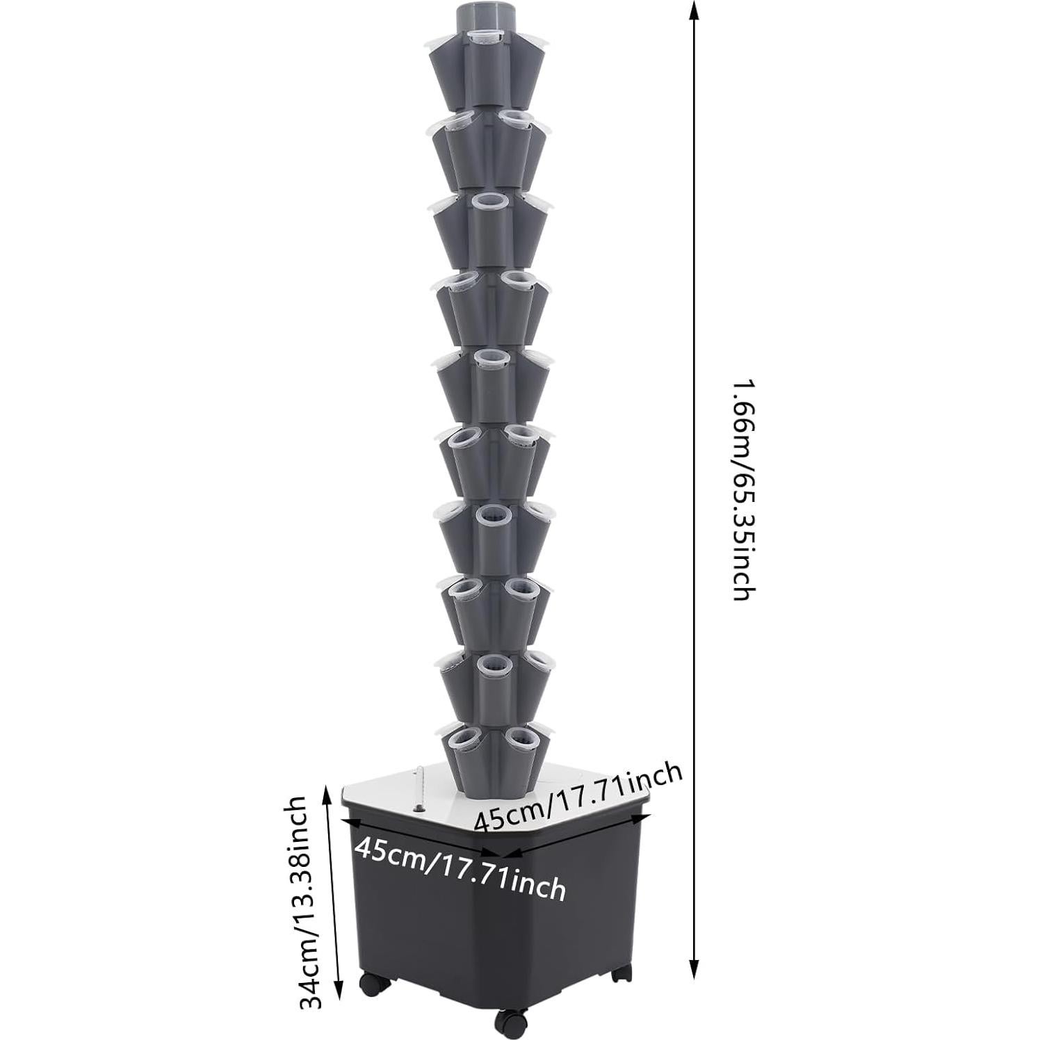 Sistema de Cultivo Hidropónico Banborba 50 Plantas Vertical 45L