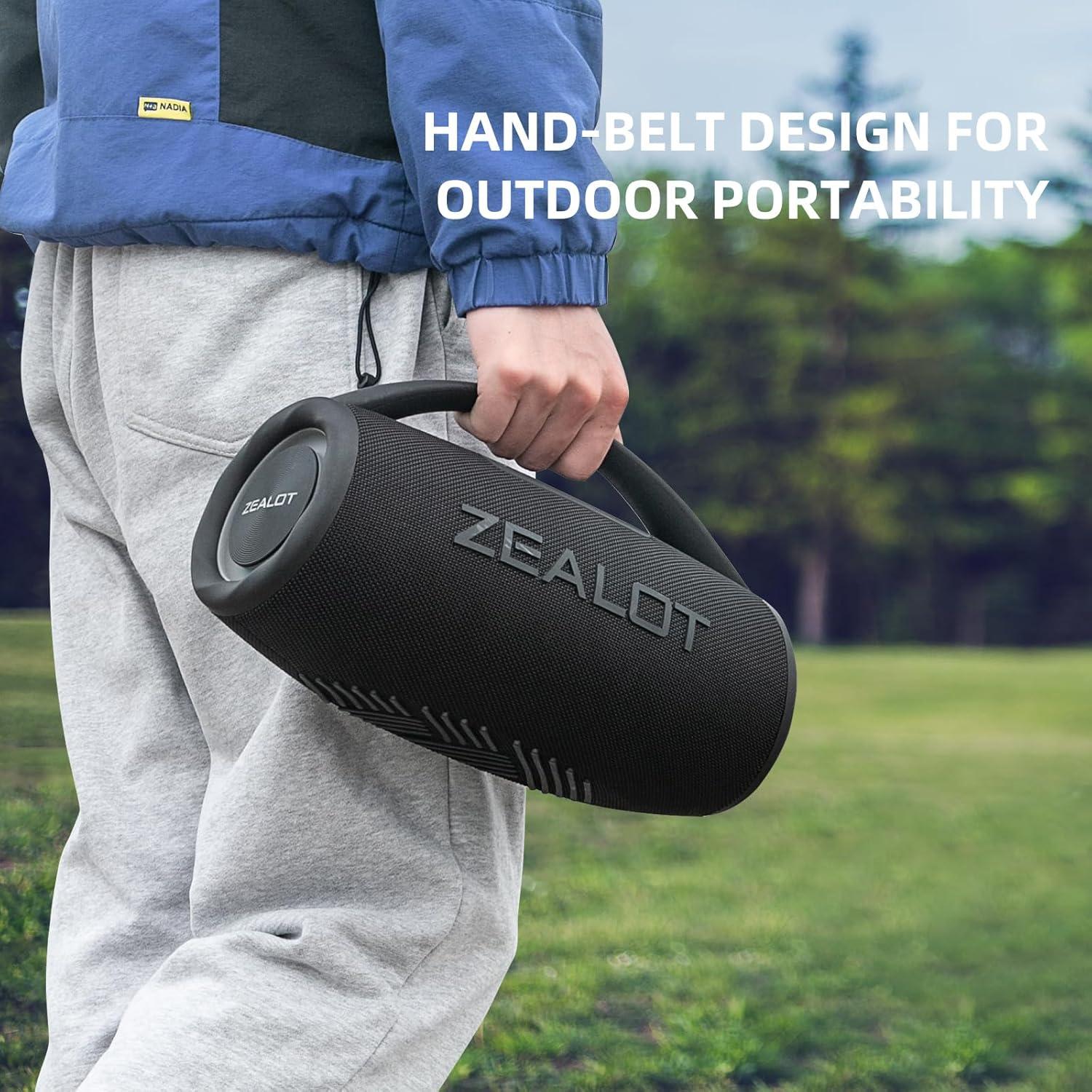 Altavoz Bluetooth ZEALOT S97 80W Impermeable IPX6 12H