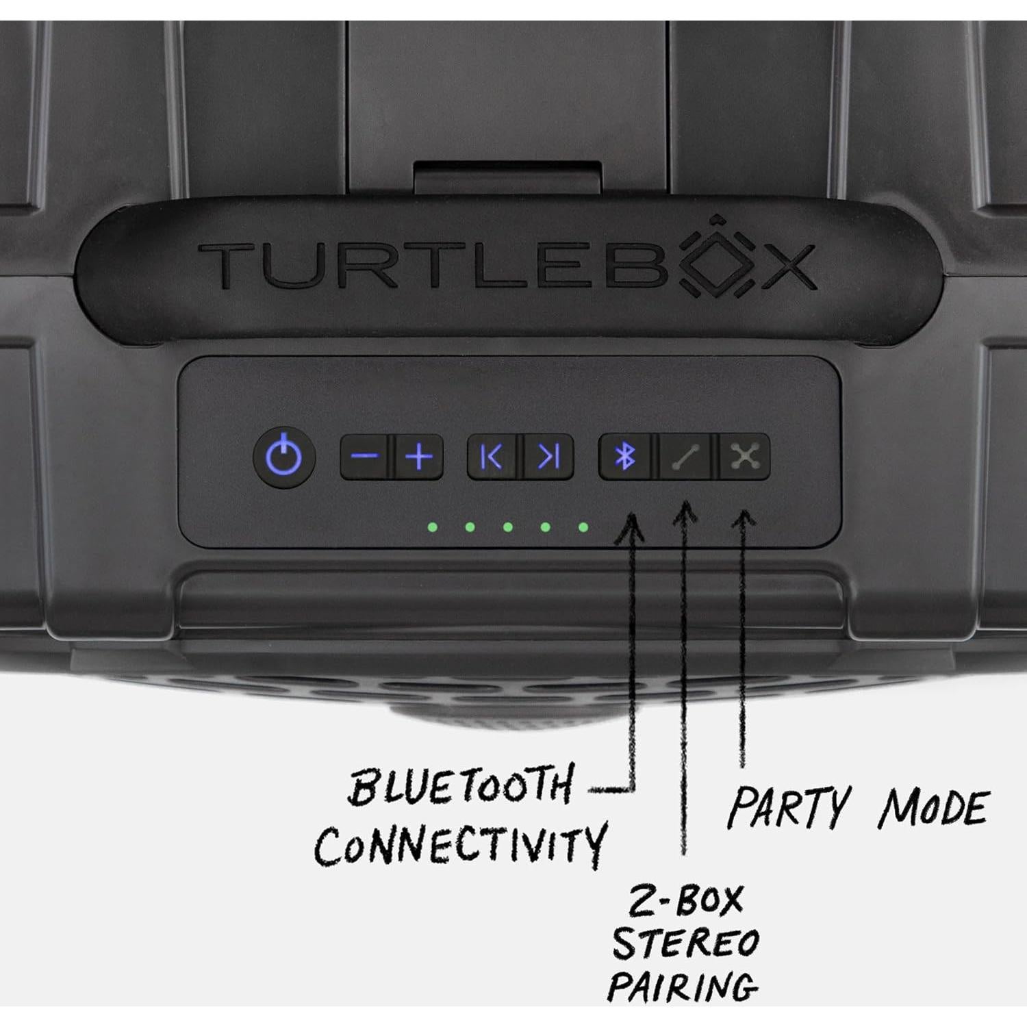 Altavoz Bluetooth Turtlebox Gen 3 Impermeable 120dB Gris/Azul