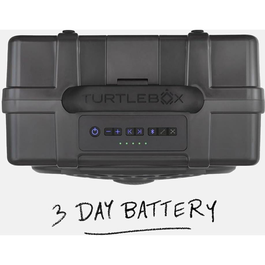 Altavoz Bluetooth Turtlebox Gen 3 Impermeable 120dB Gris/Azul