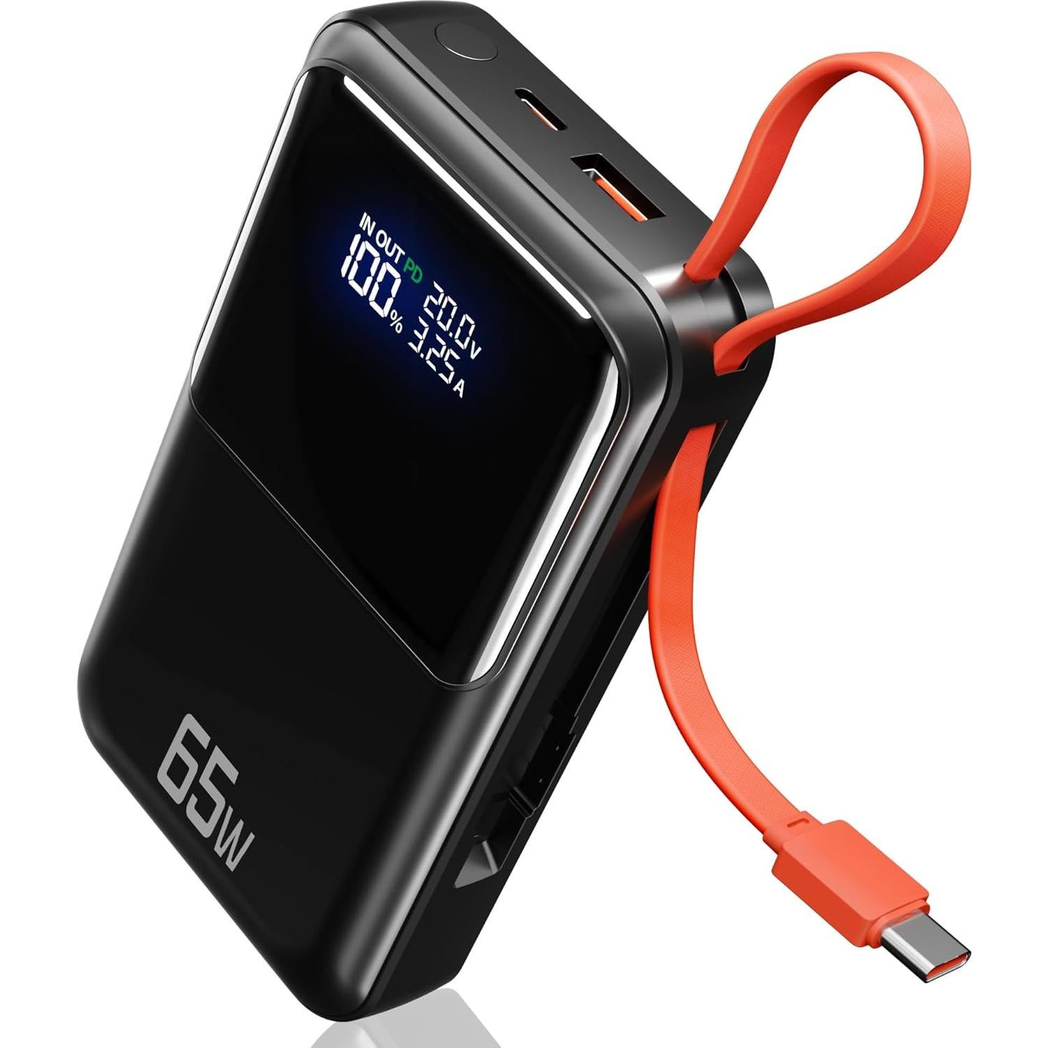 Cargador portátil 65W Feidyns 27000mAh USB-C carga rápida