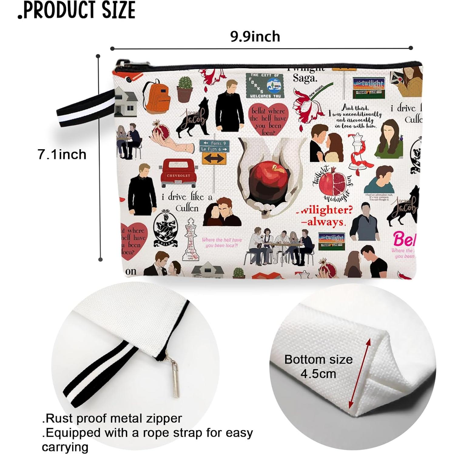 Bolsa de Maquillaje HUAJIE 25.1x18 cm, Regalo para Mujeres